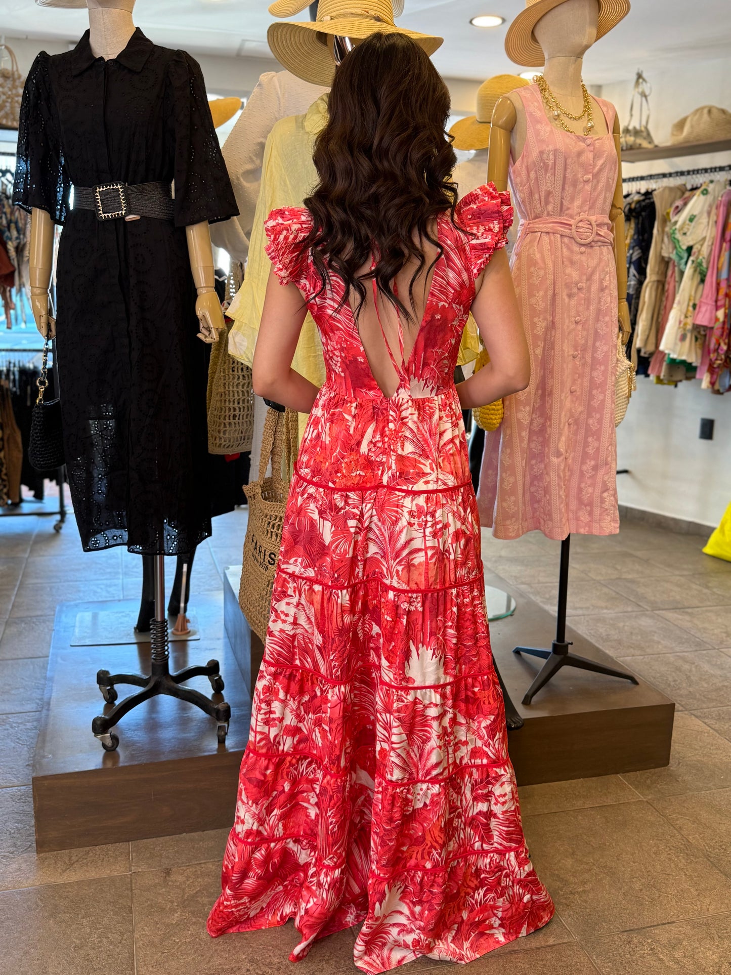 Scarlet Tropique Maxi Dress