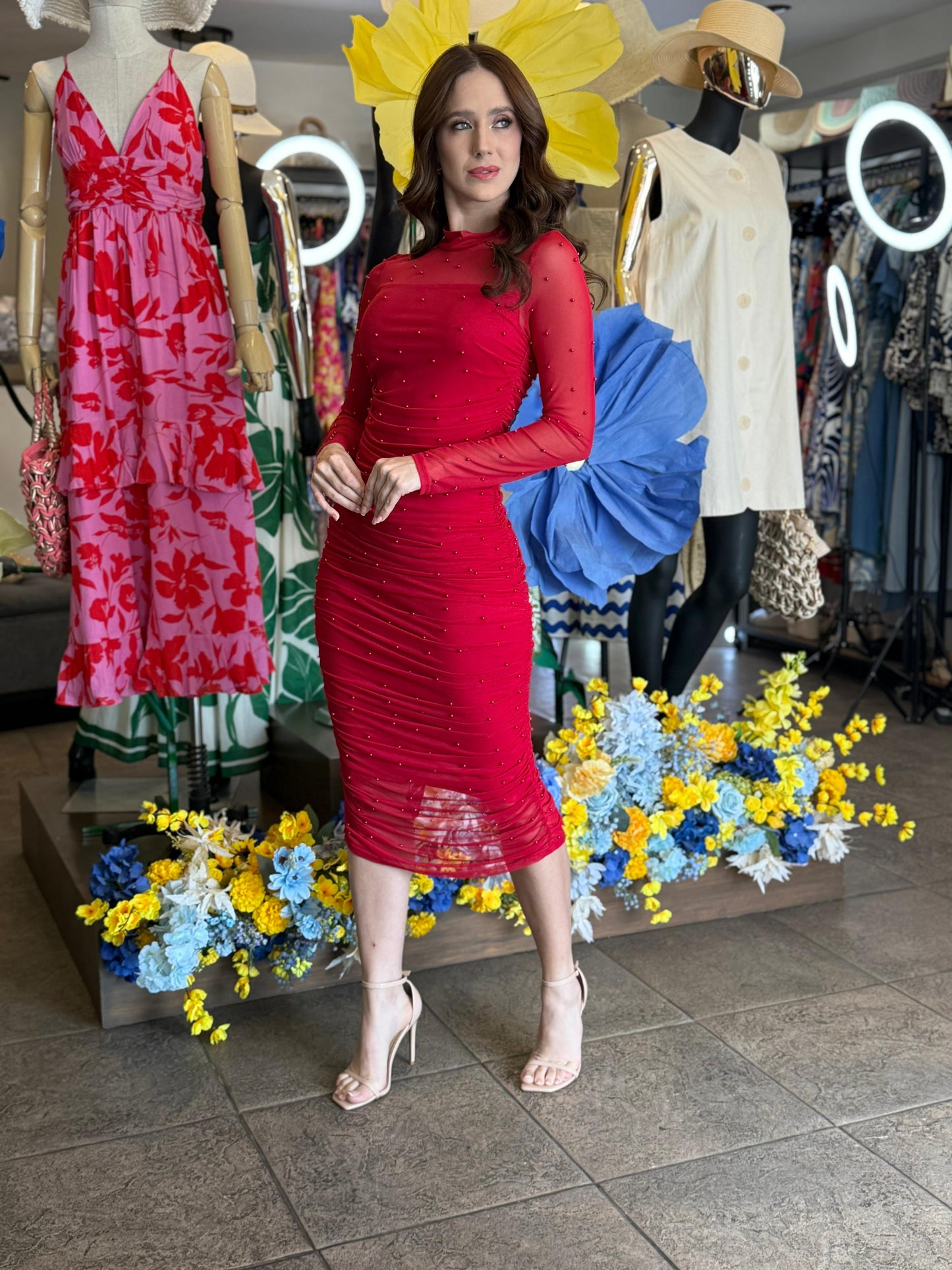 Crimson Allure Dress