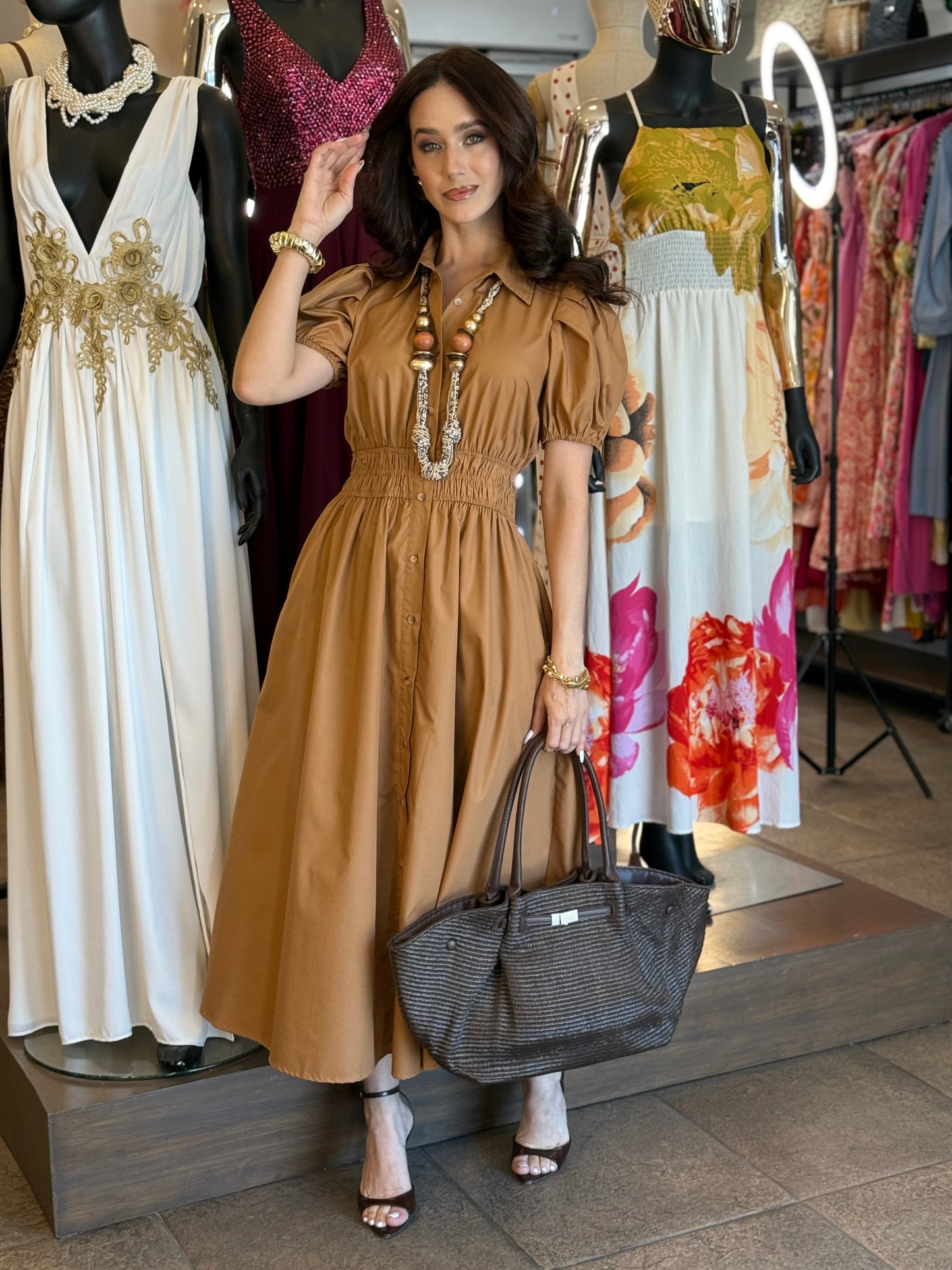 Caramel Grace Dress