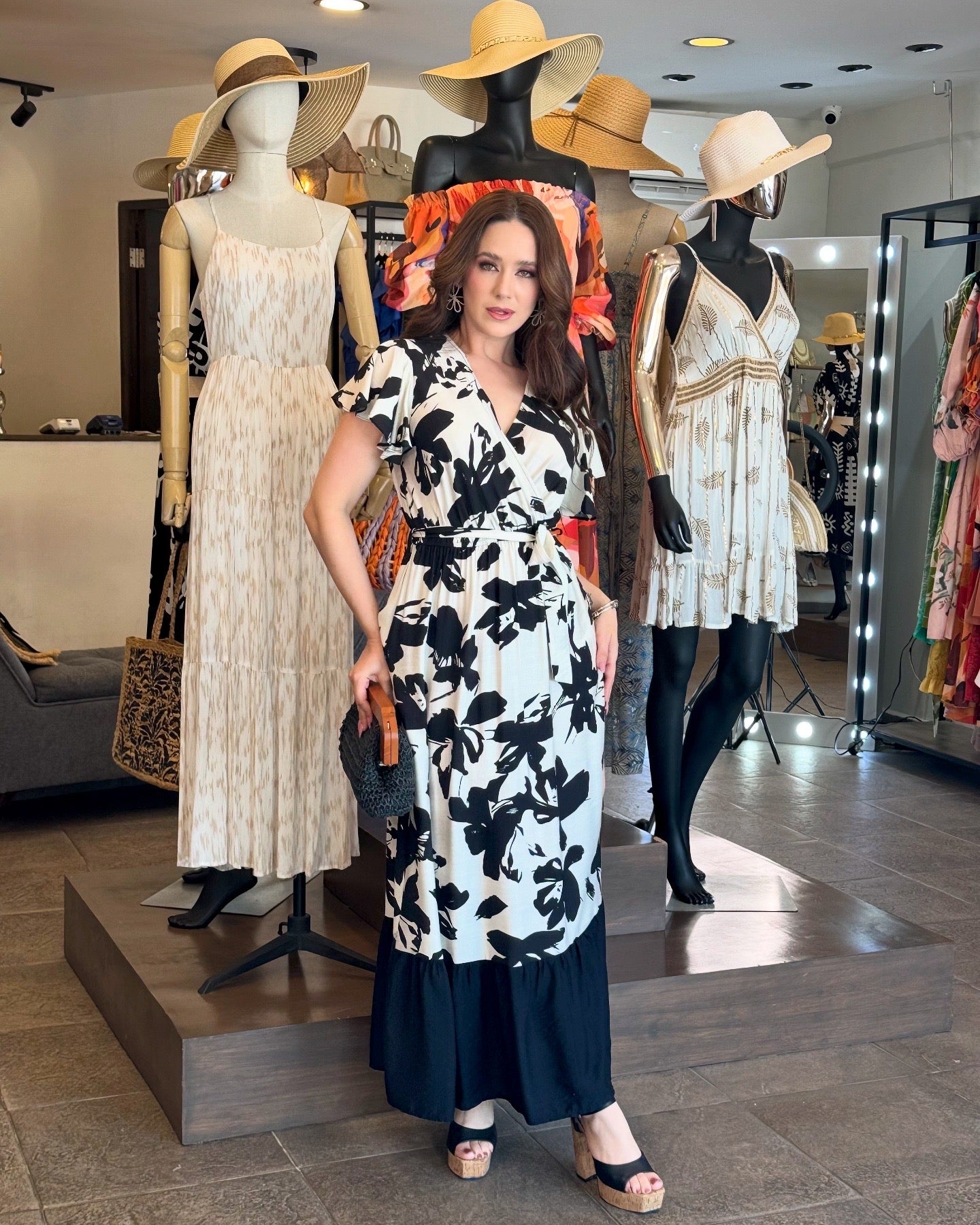 Vestido Midnight Bloom