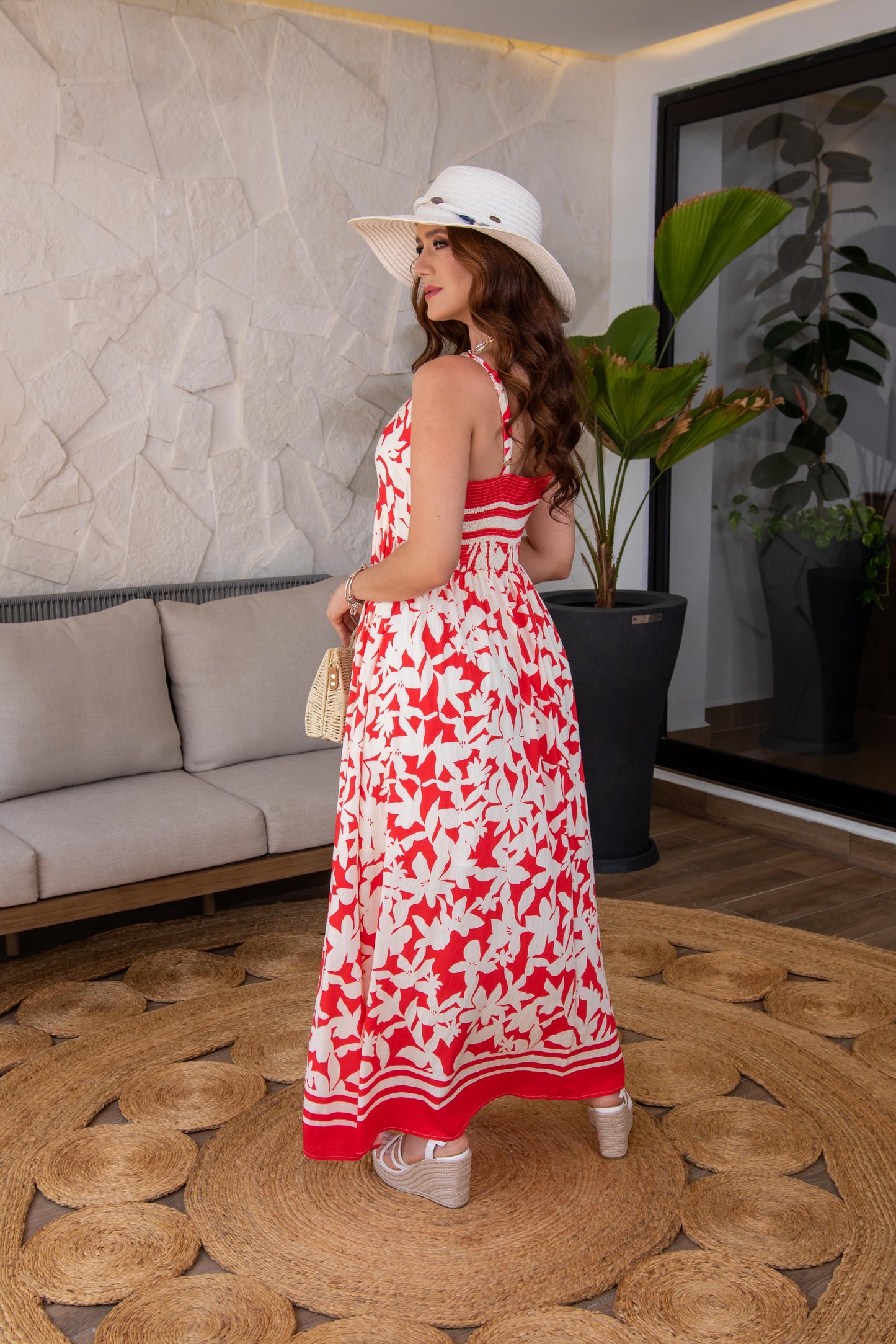 Coral Breeze Dress