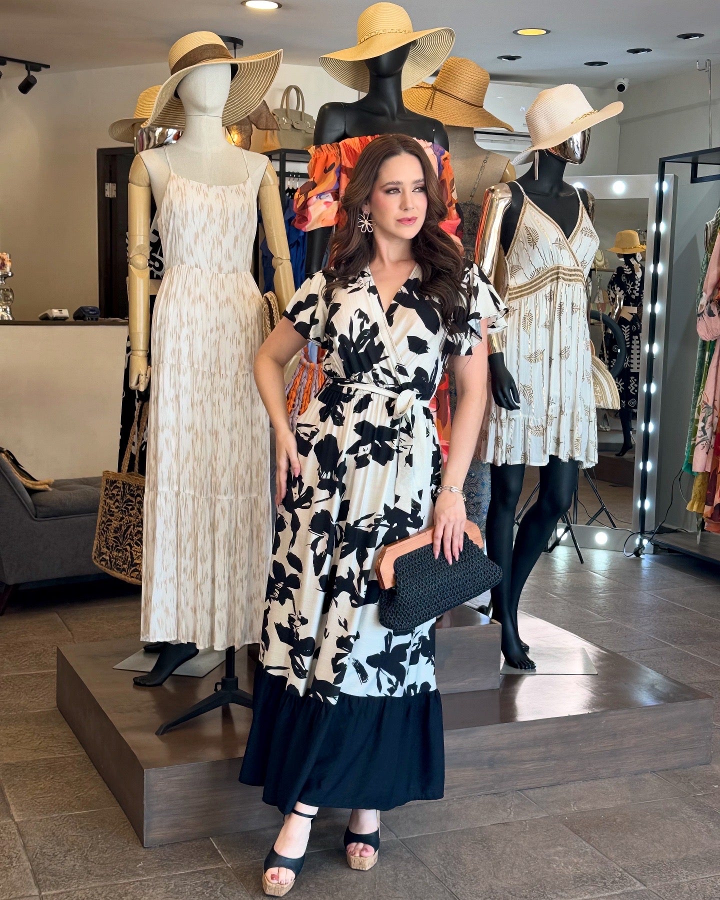 Vestido Midnight Bloom