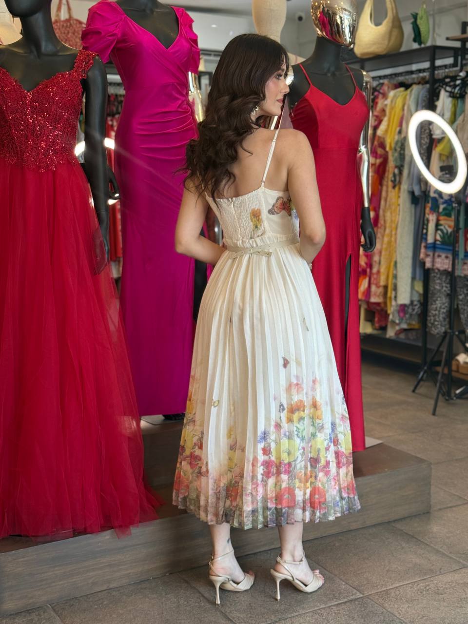 Secret Garden Pleated Dress
