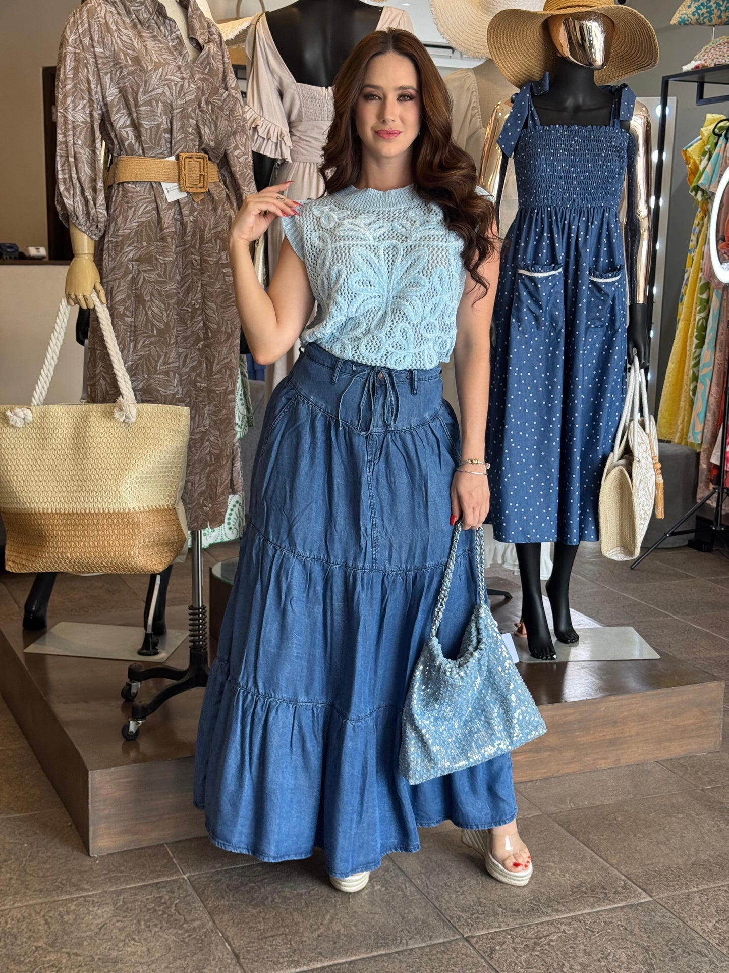 Indigo Breeze Skirt