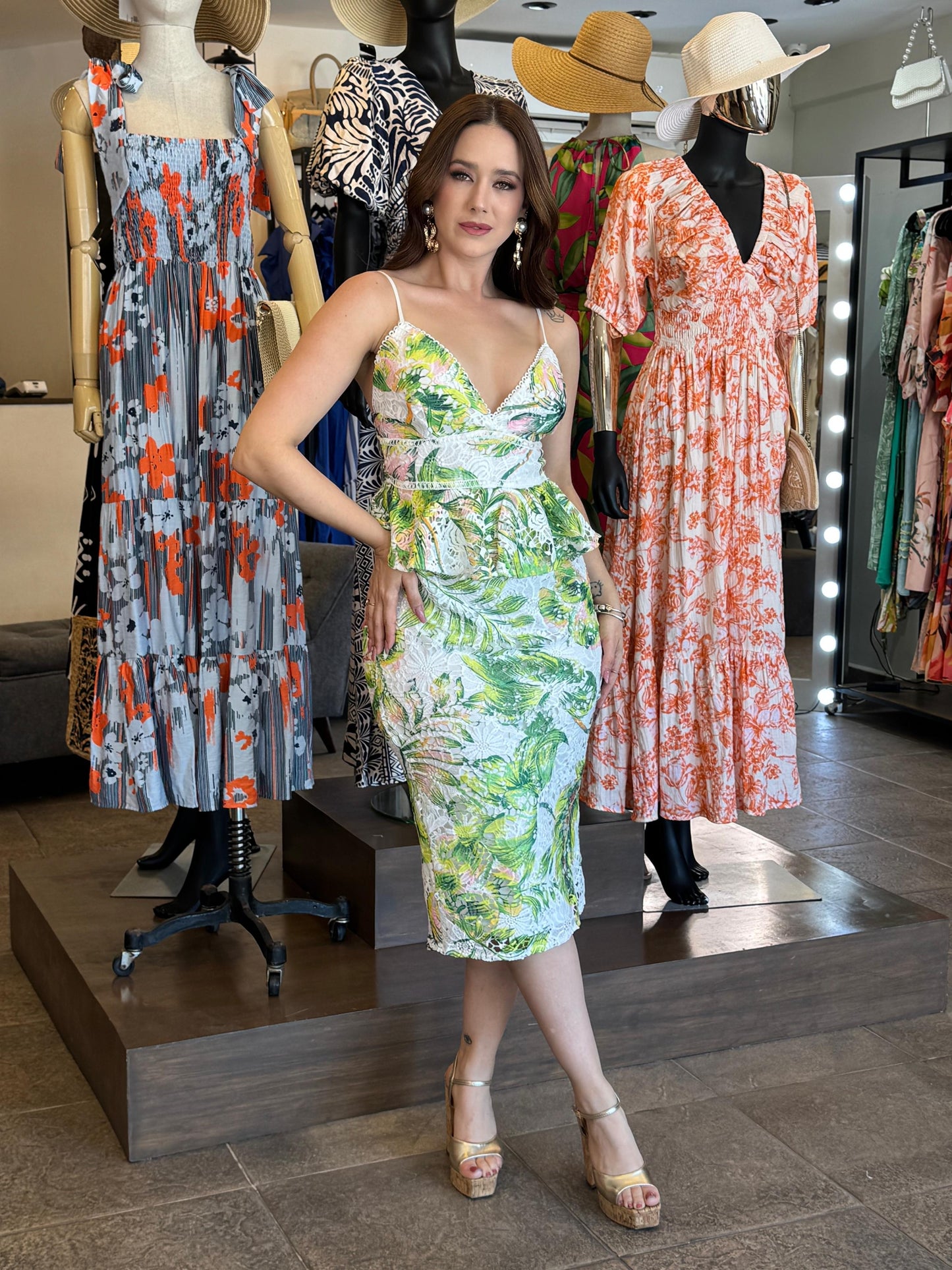 Vestido Tropical Lace