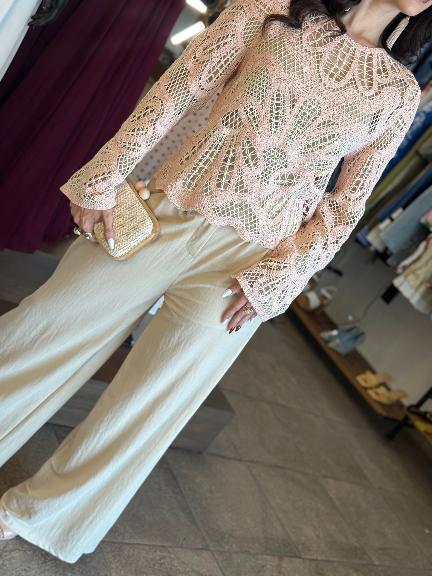 Blush Crochet Bloom