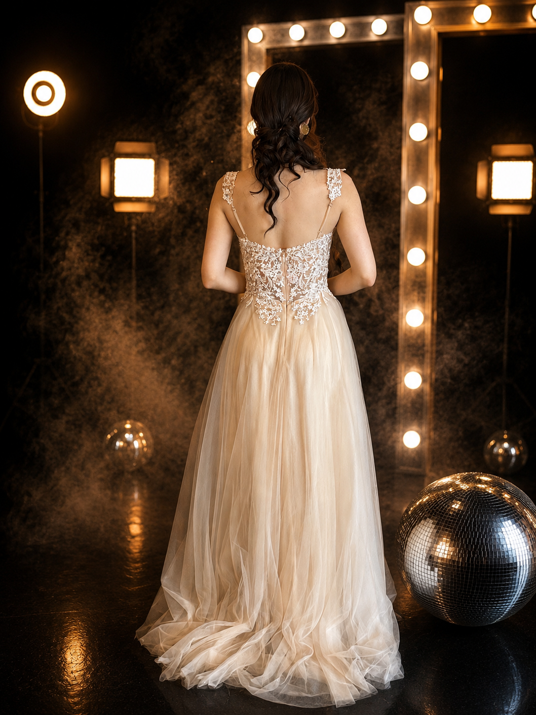 Champagne Blossom Gown