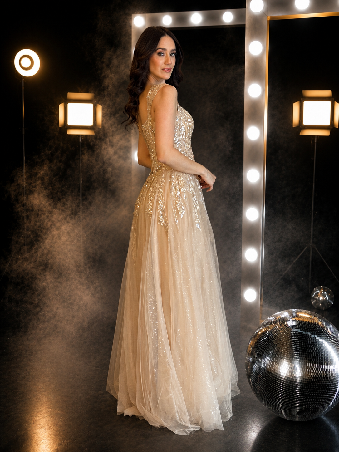 Champagne Starlight Gown