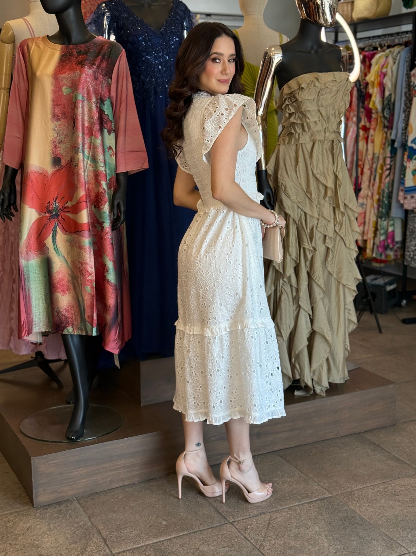 Ivory Garden Dress