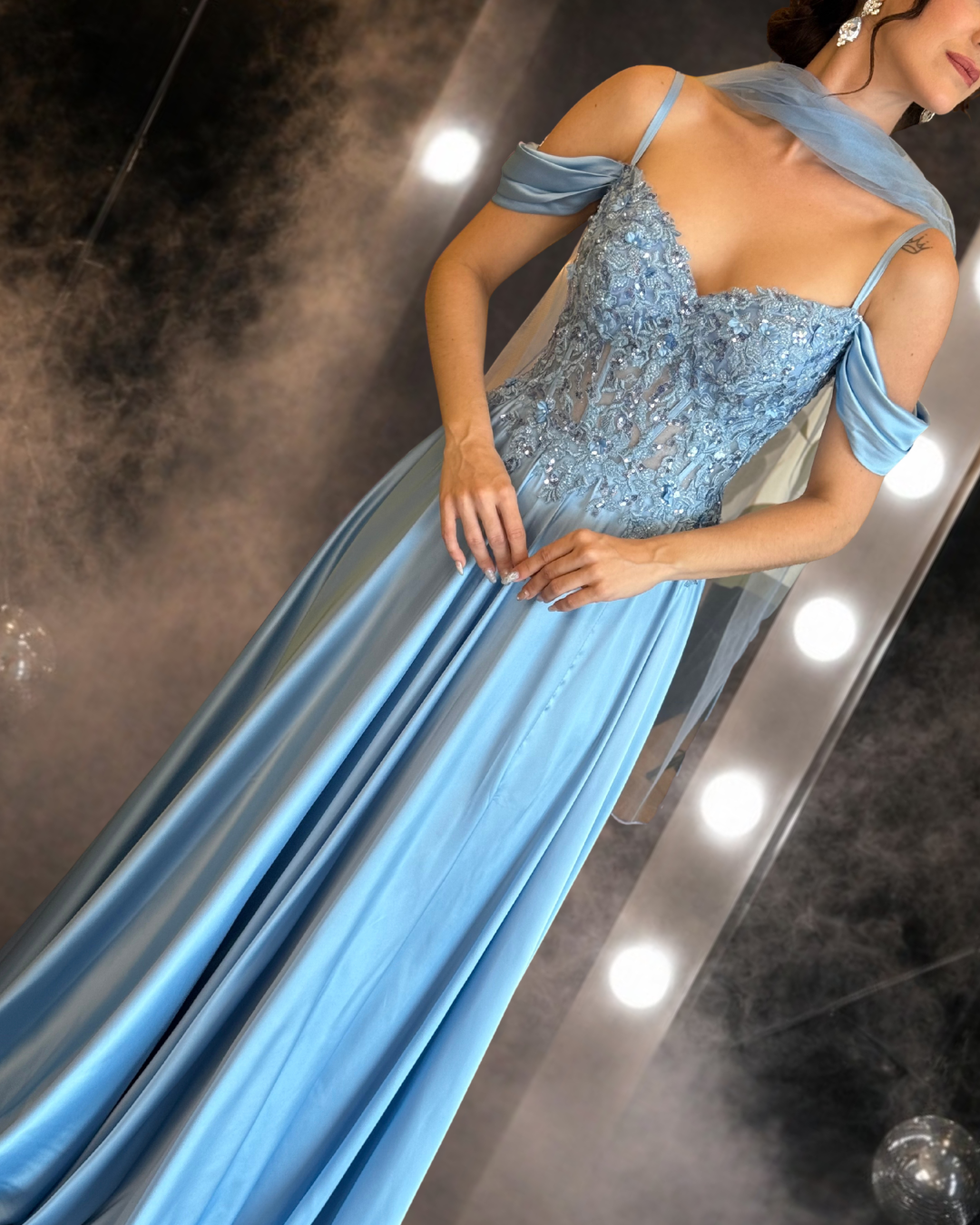 Sky Whisper Gown