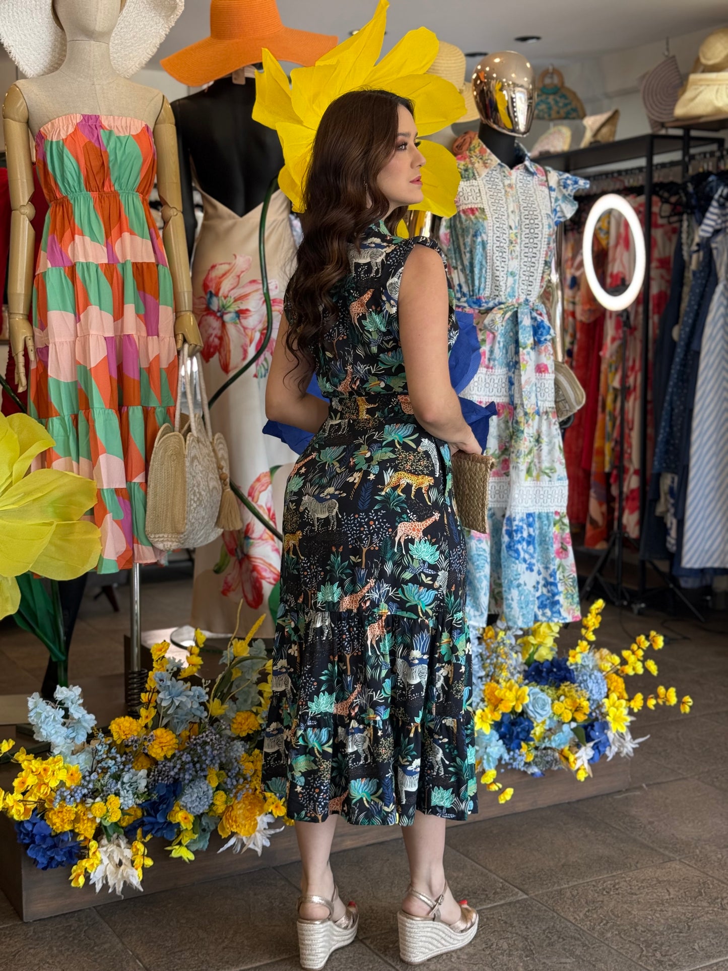 Vestido Safari Floral