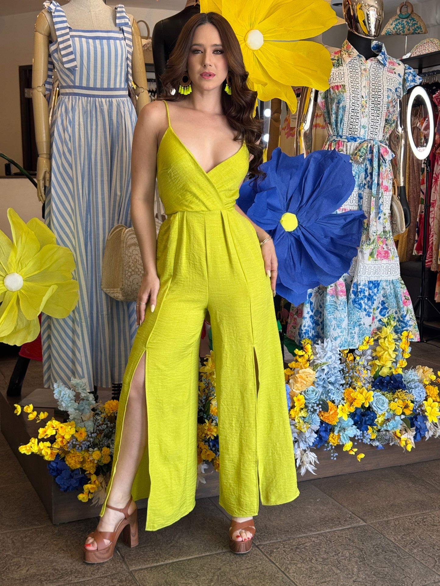 Lime Energy Jumpsuit