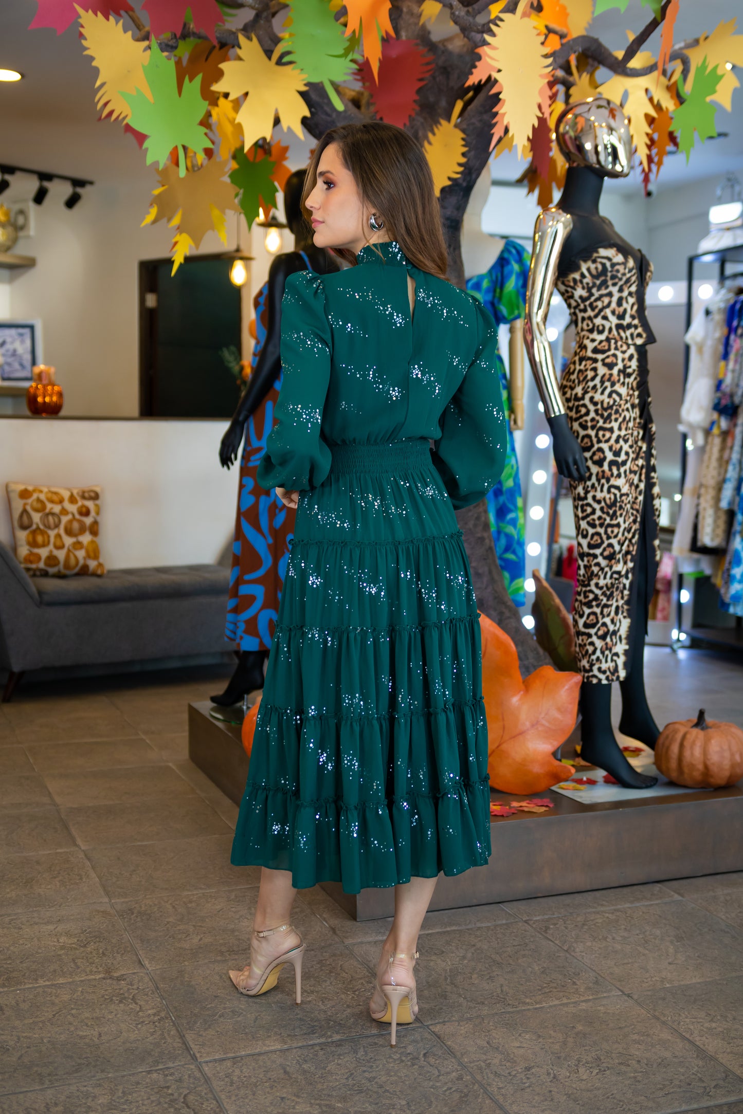 Vestido Green Sky