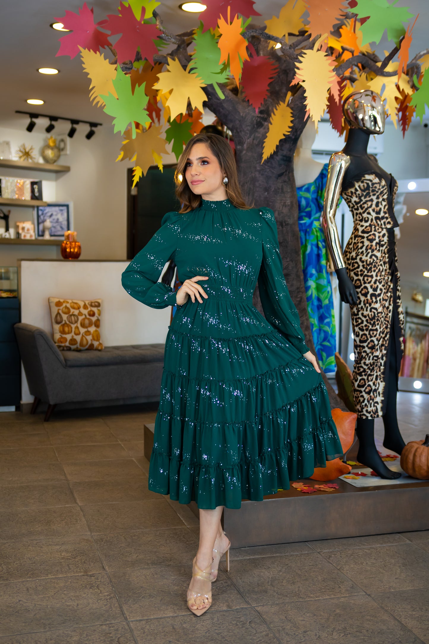 Vestido Green Sky