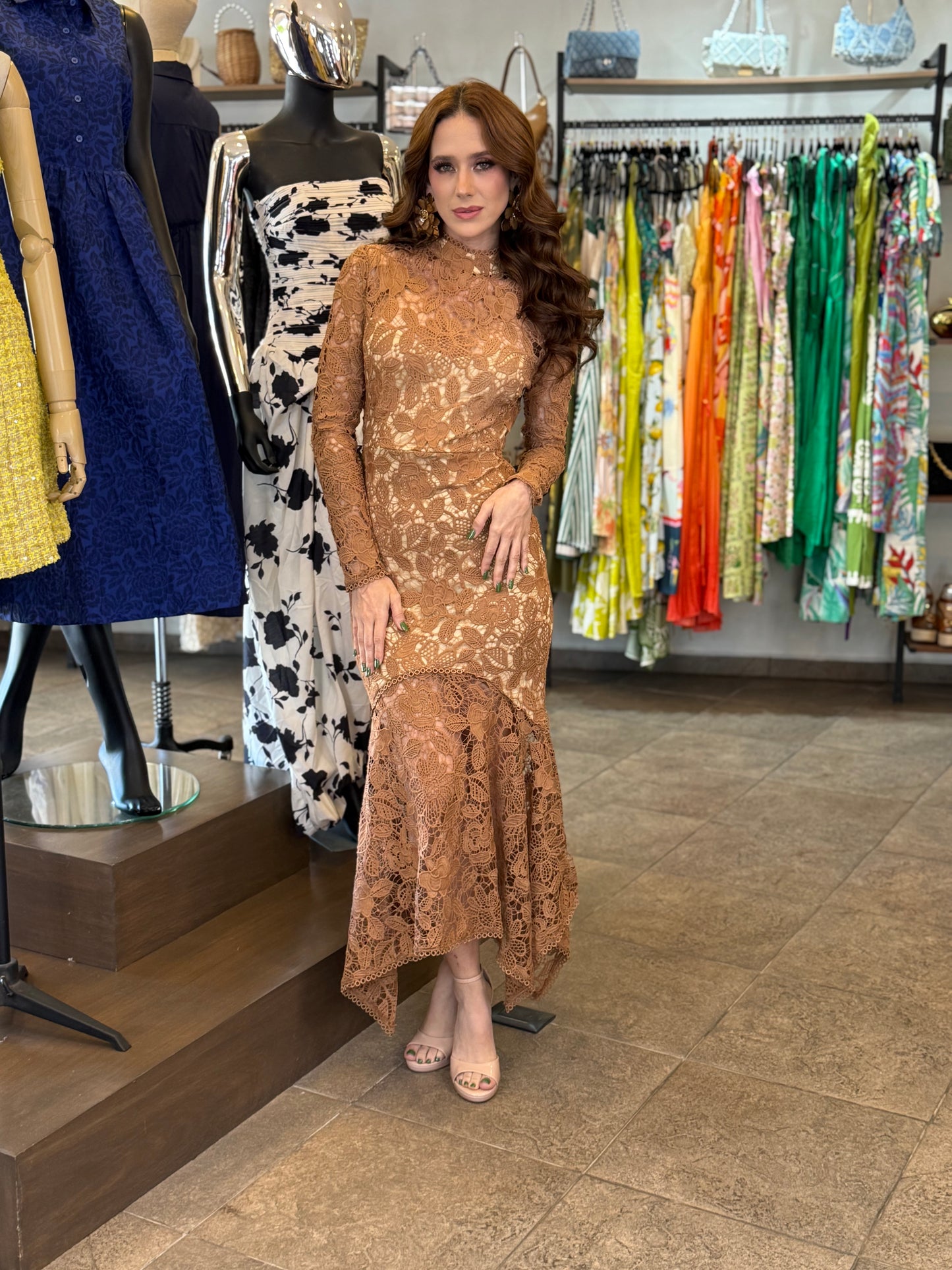 Amber Lace Dress