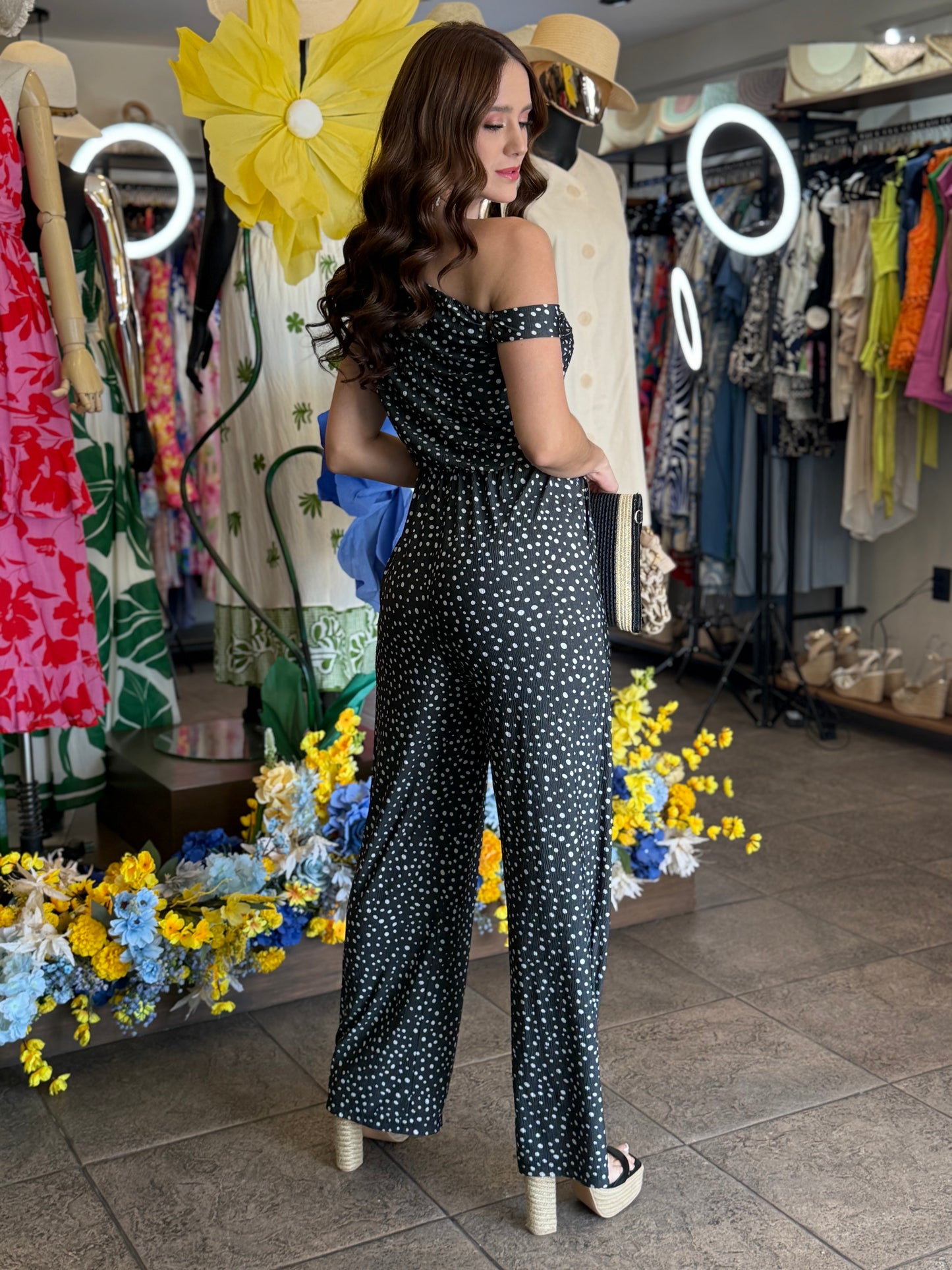 Midnight Dots Jumpsuit