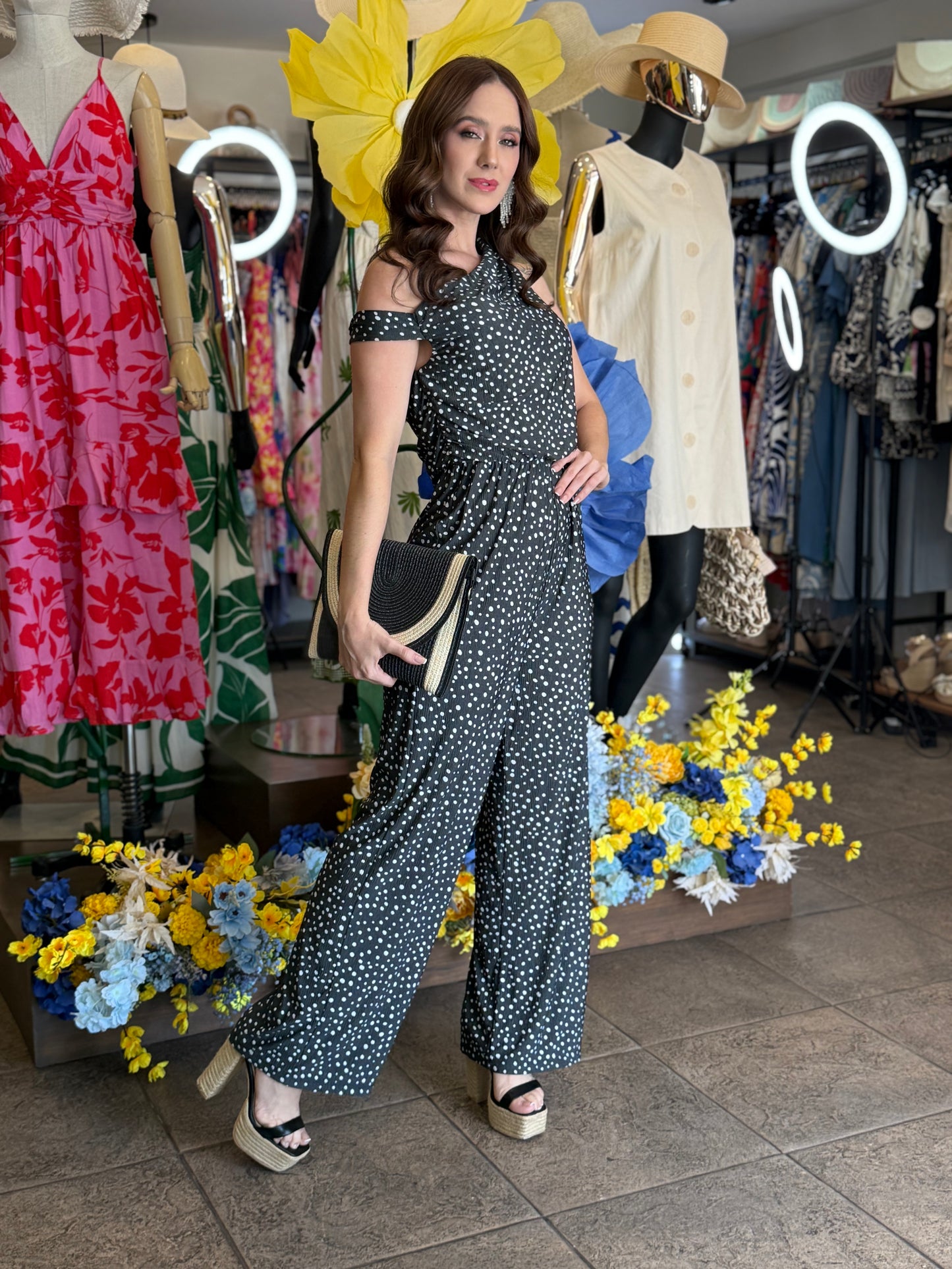Midnight Dots Jumpsuit