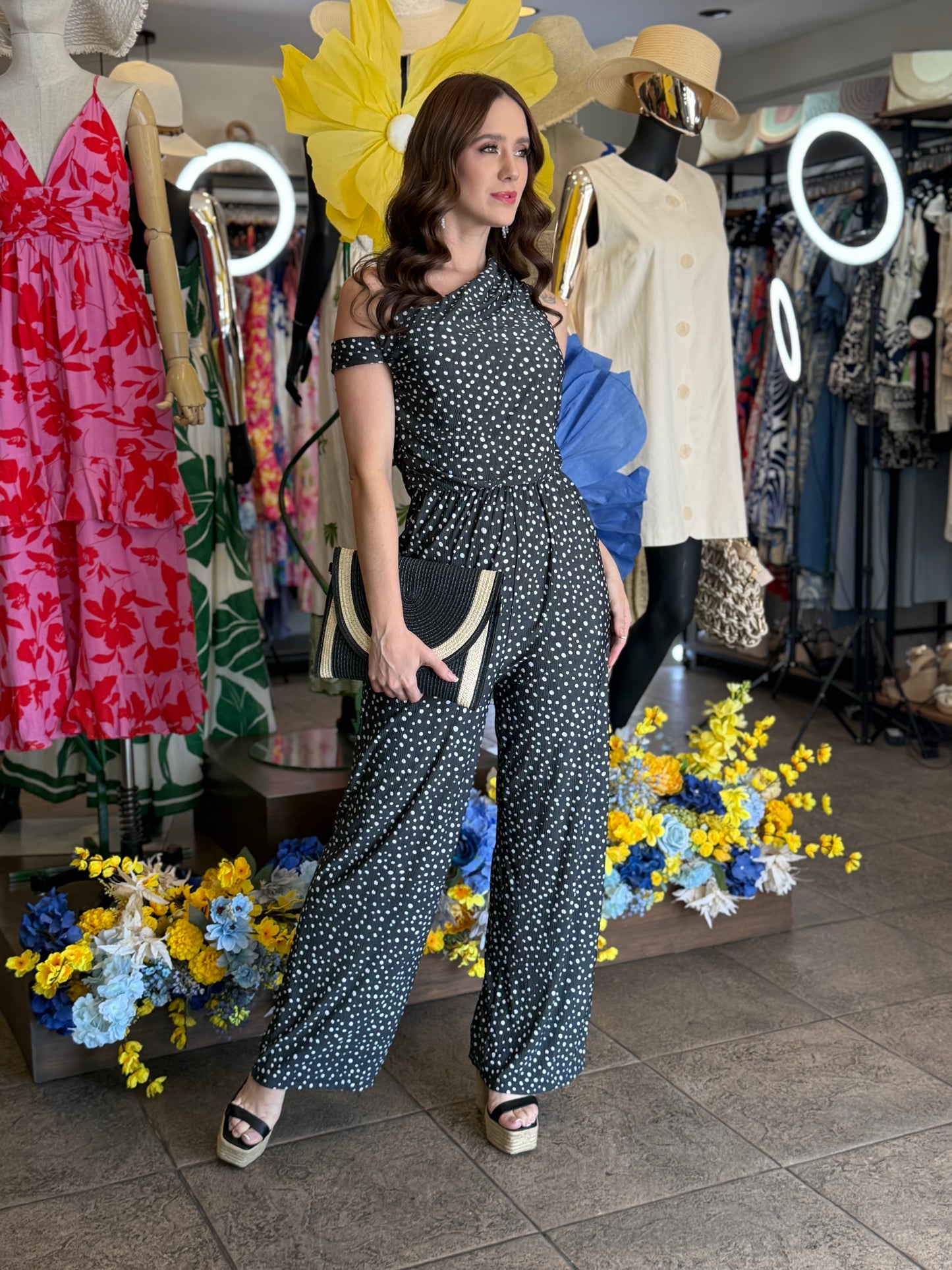 Midnight Dots Jumpsuit