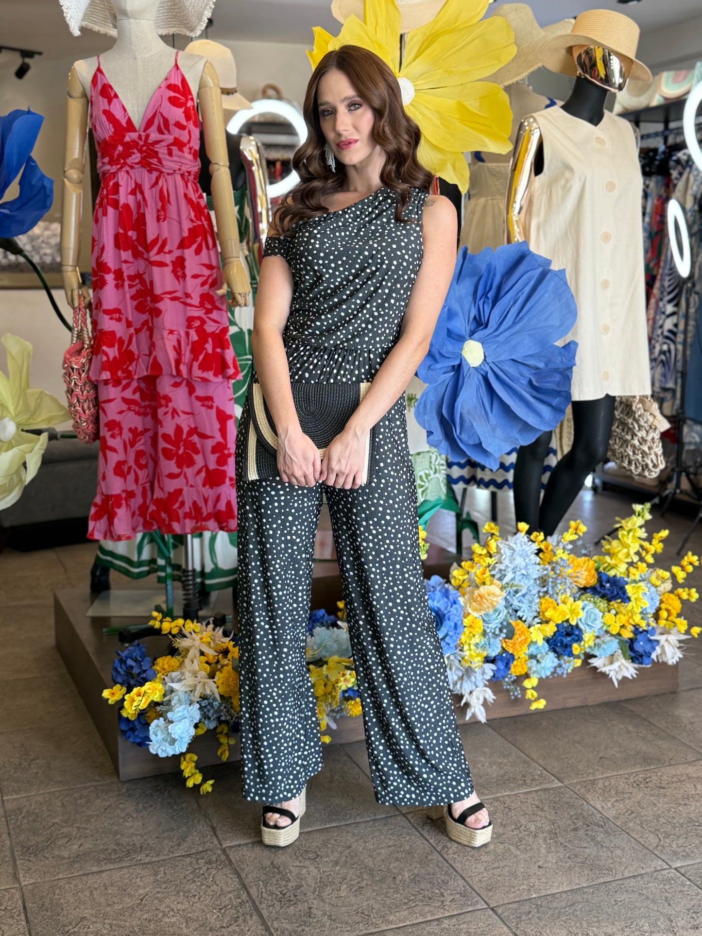 Midnight Dots Jumpsuit