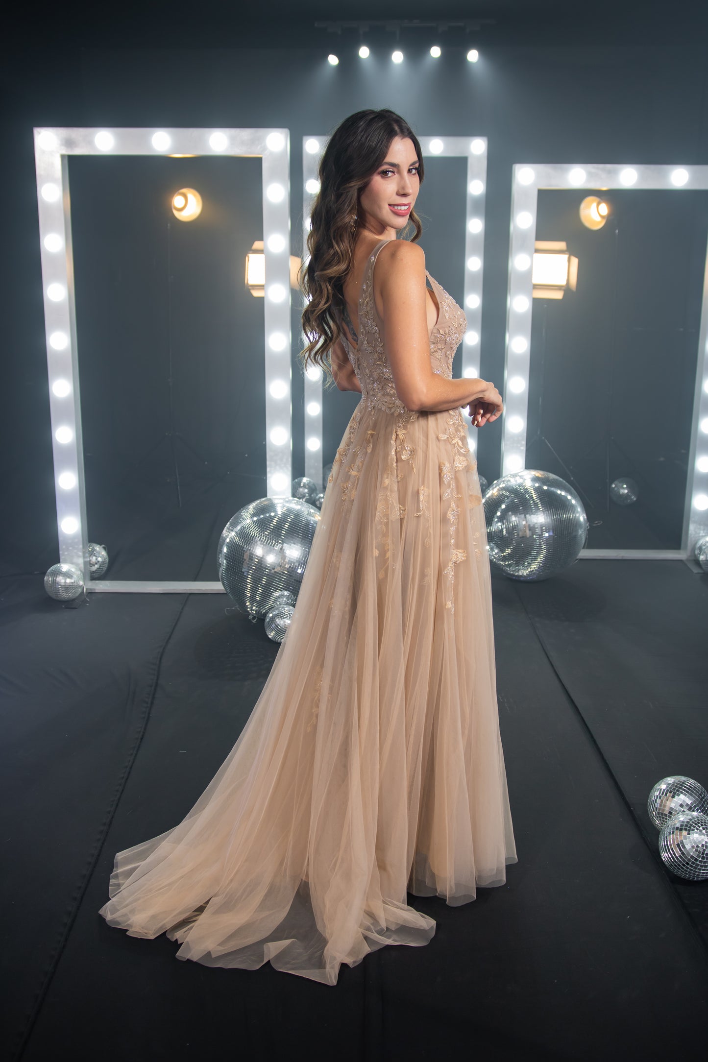 Golden Blossom Gown