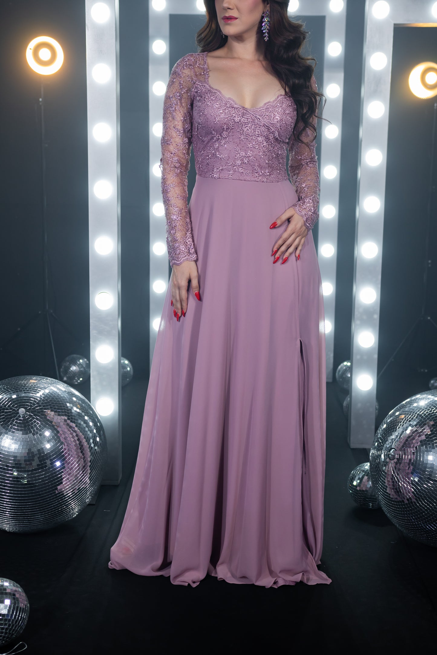 Moonlight Lilac Gown