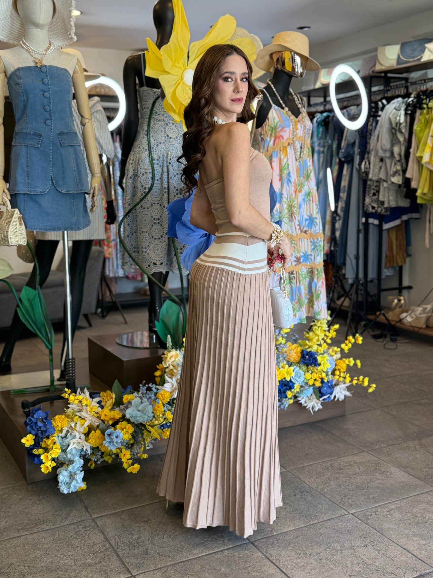 Desert Glow Knit Dress