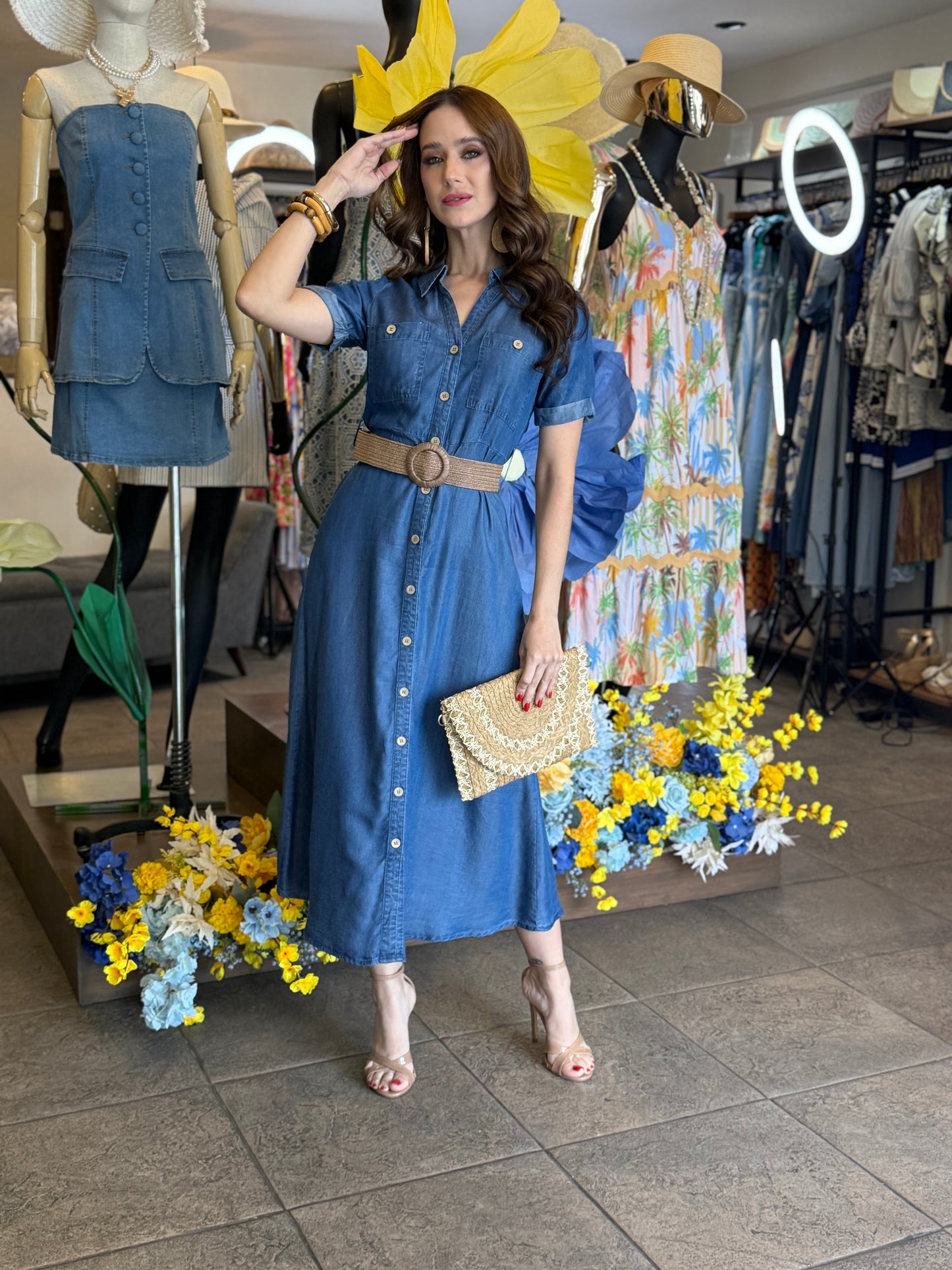 Denim Charm Dress