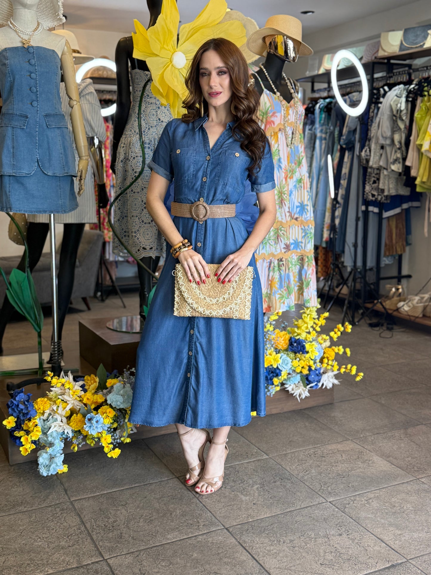 Denim Charm Dress