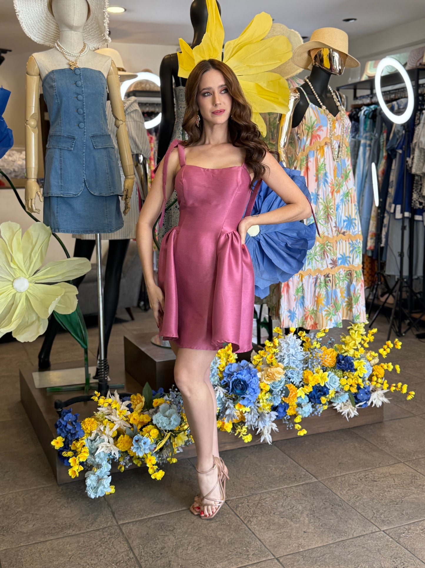 Rosé Charm Dress