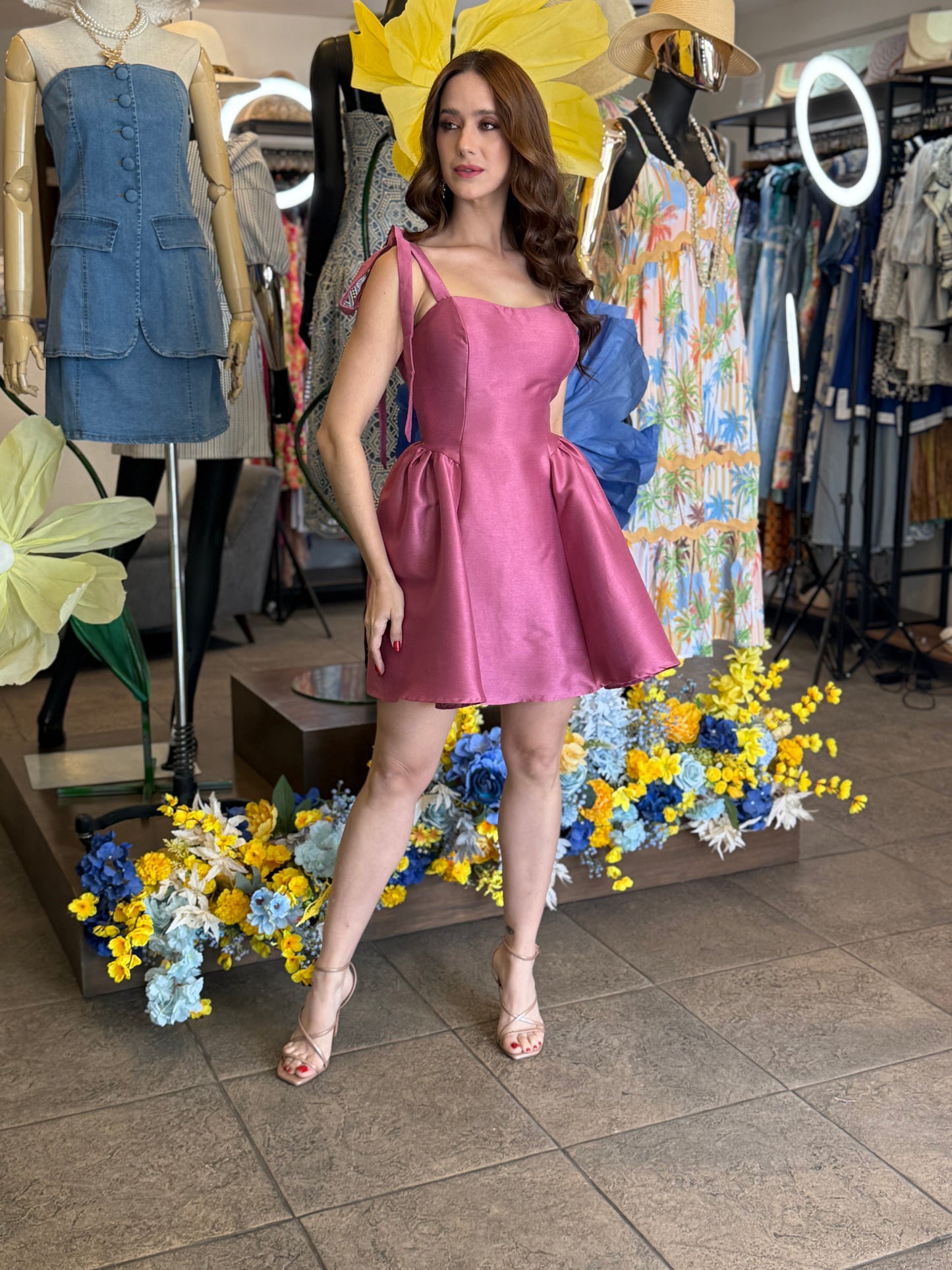 Rosé Charm Dress