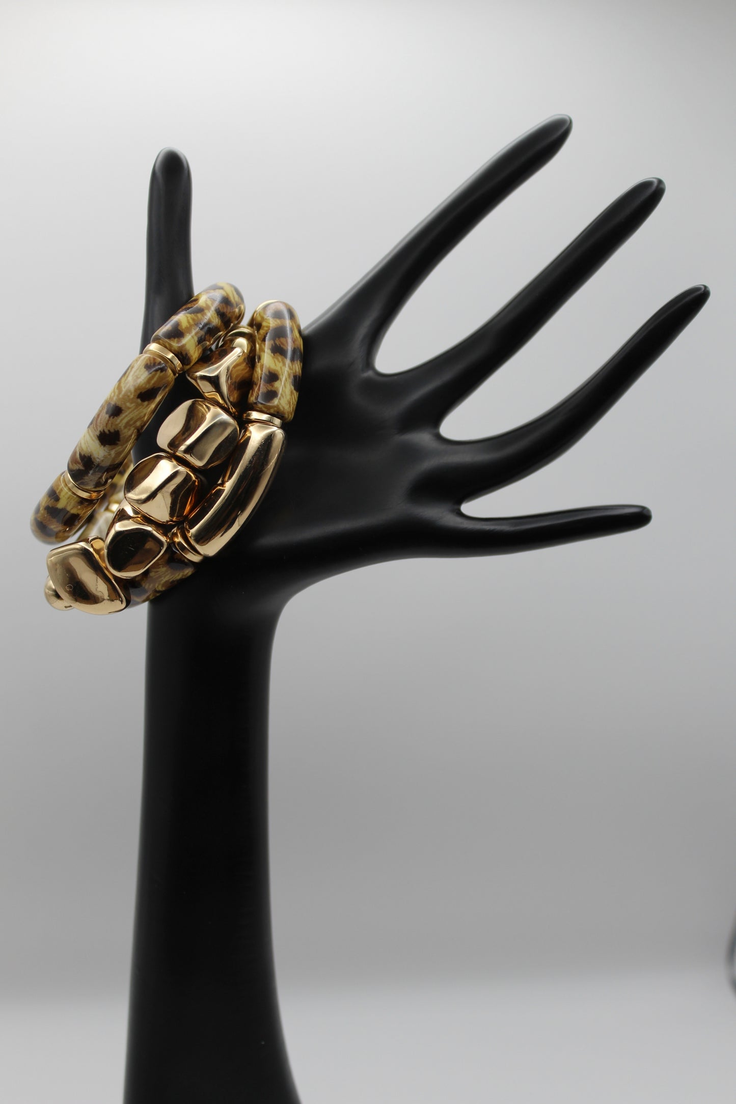 Leopard Glow Bracelet Stack