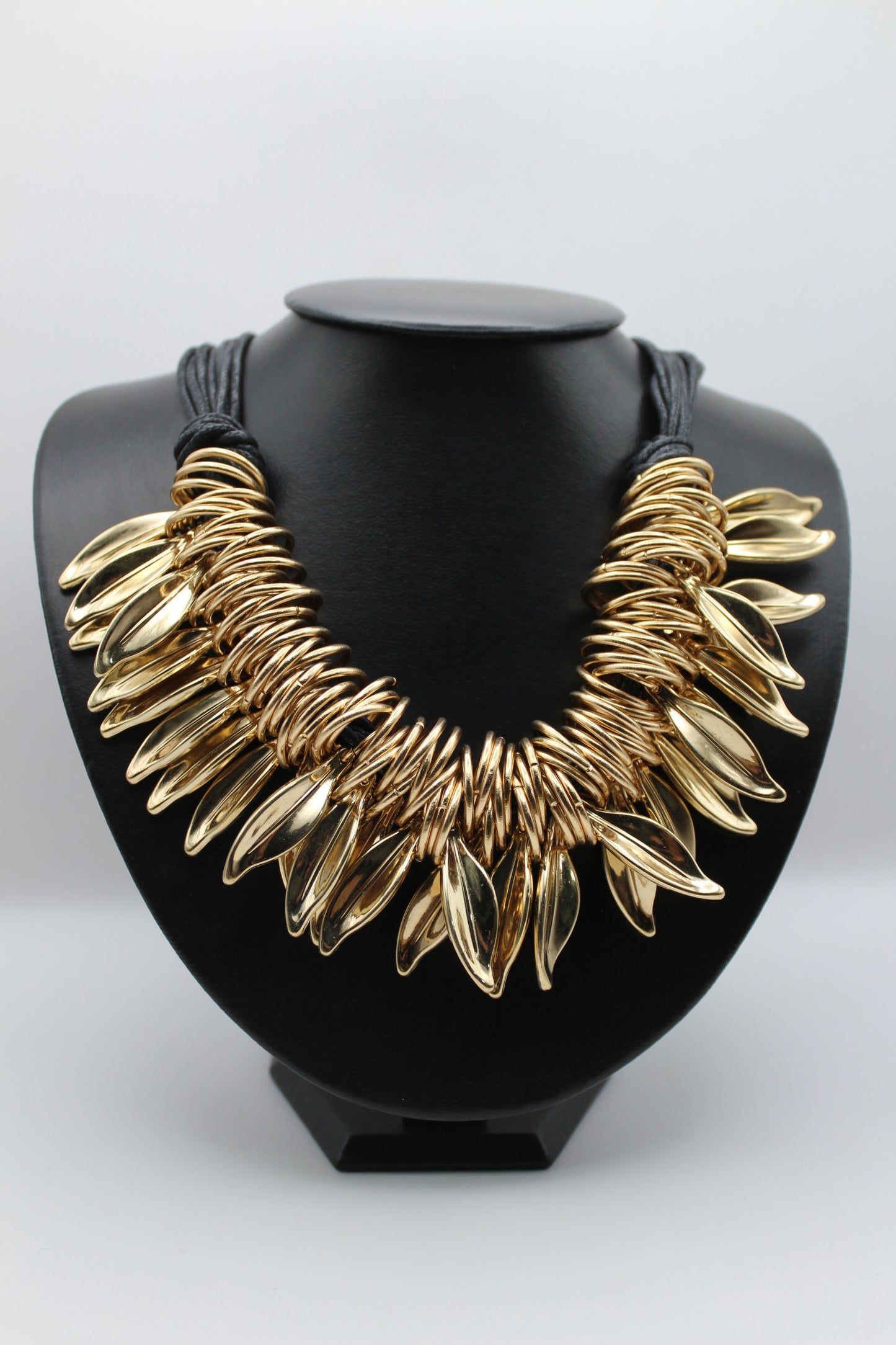 Golden Ember Statement Necklace