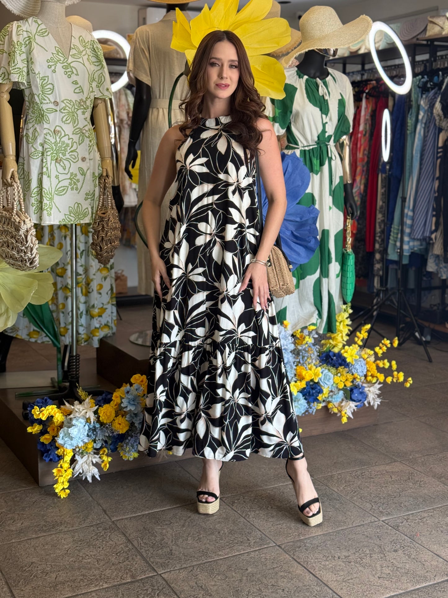 Midnight Bloom Dress