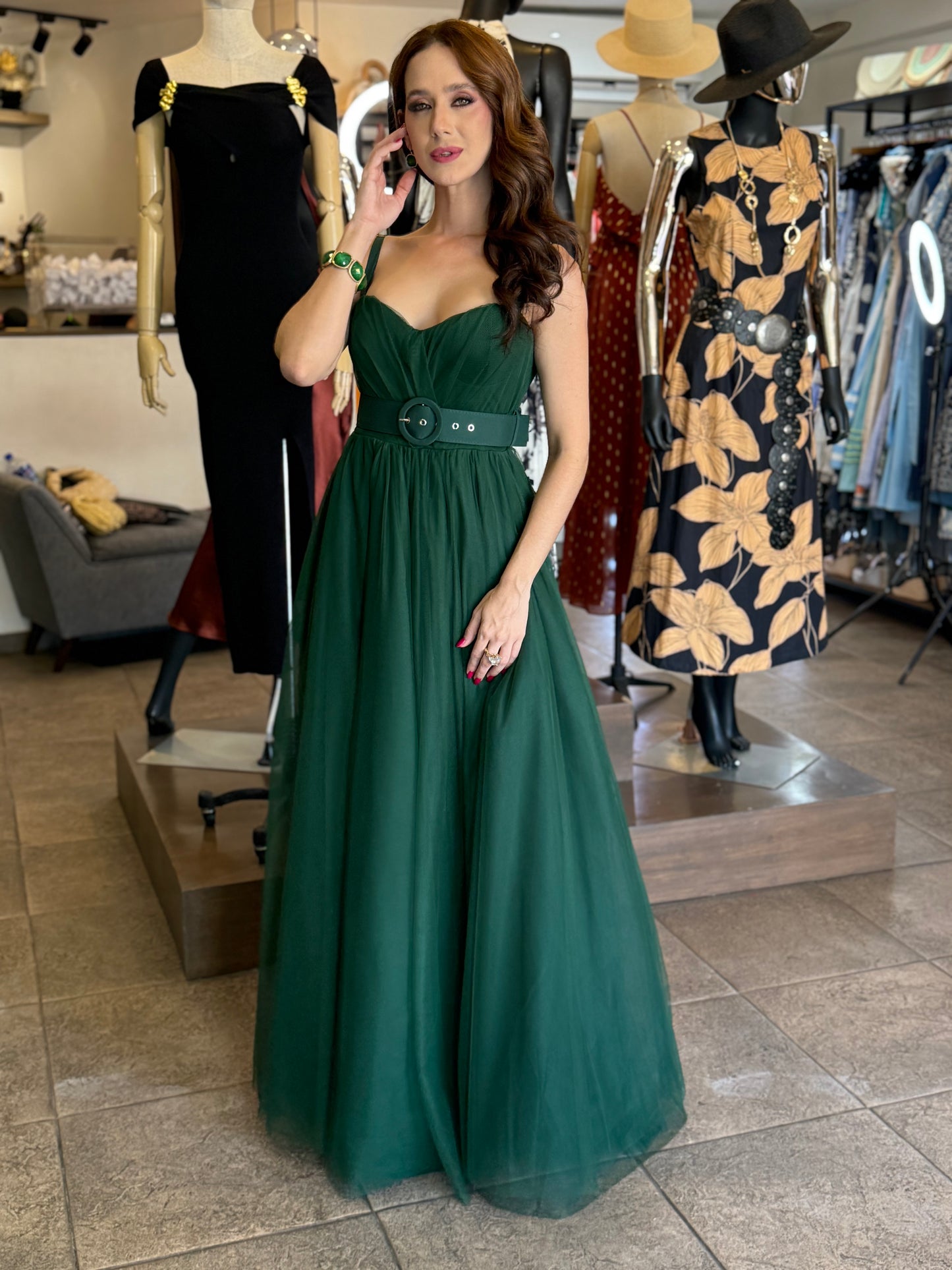 Emerald Grace Gown