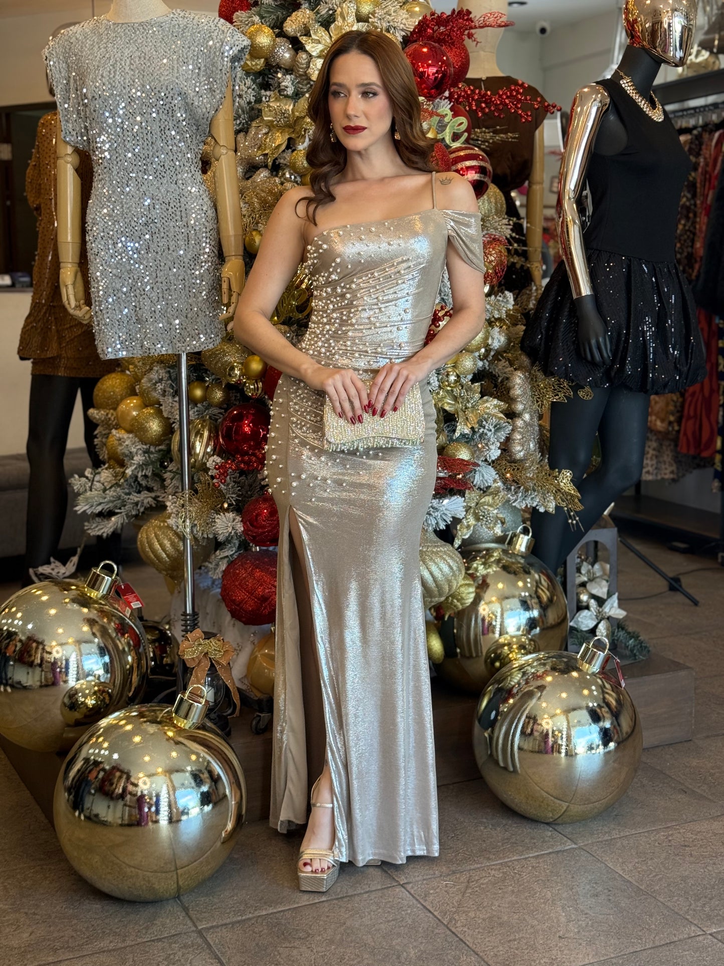 Golden Siren Gala Gown