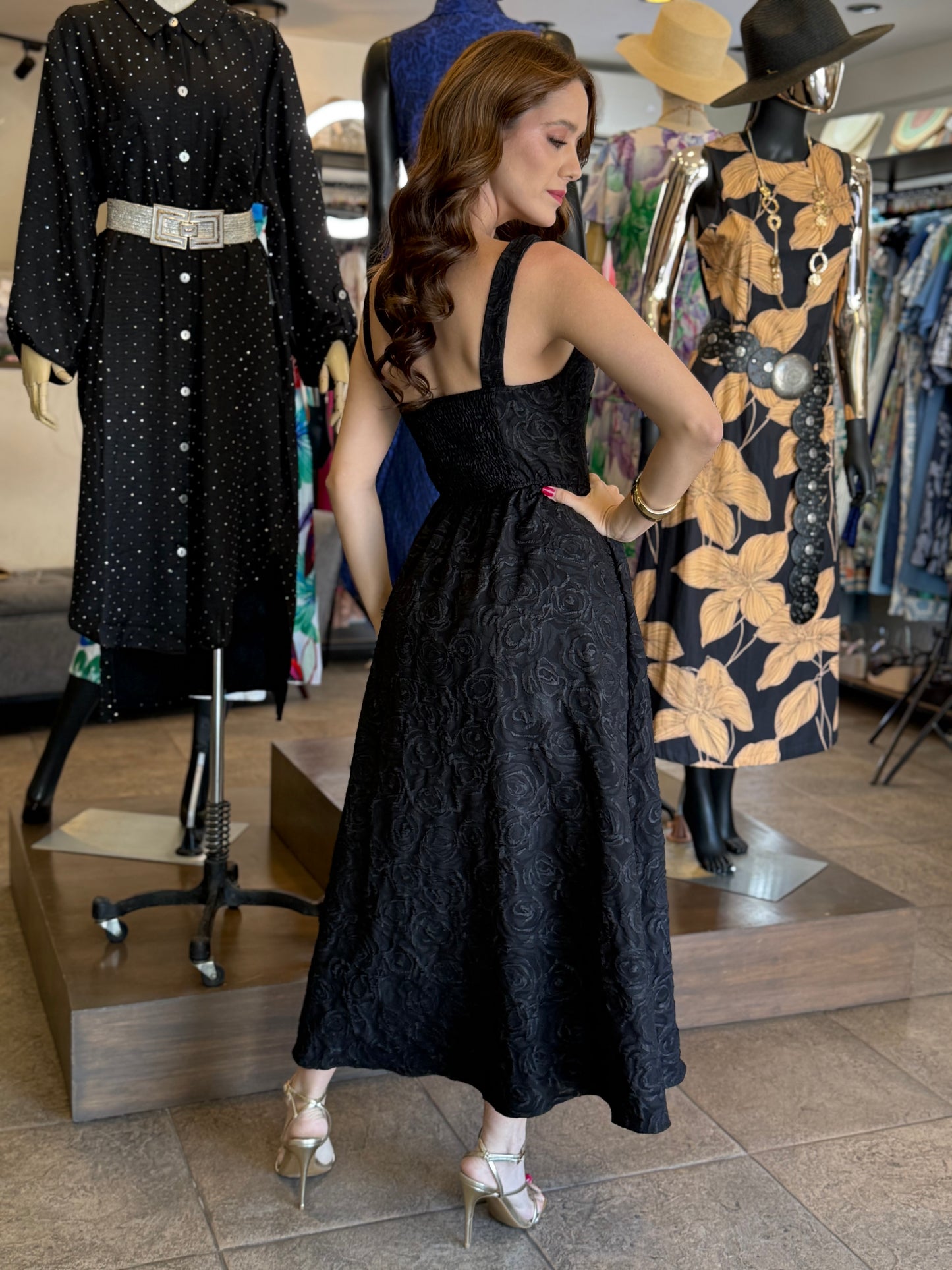 Midnight Rose Dress