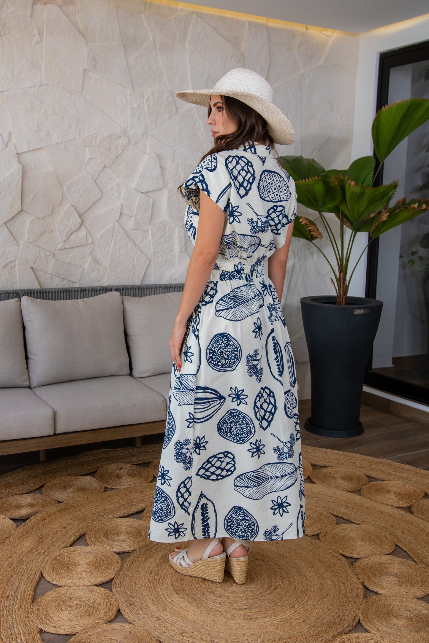 Navy Tropics Set