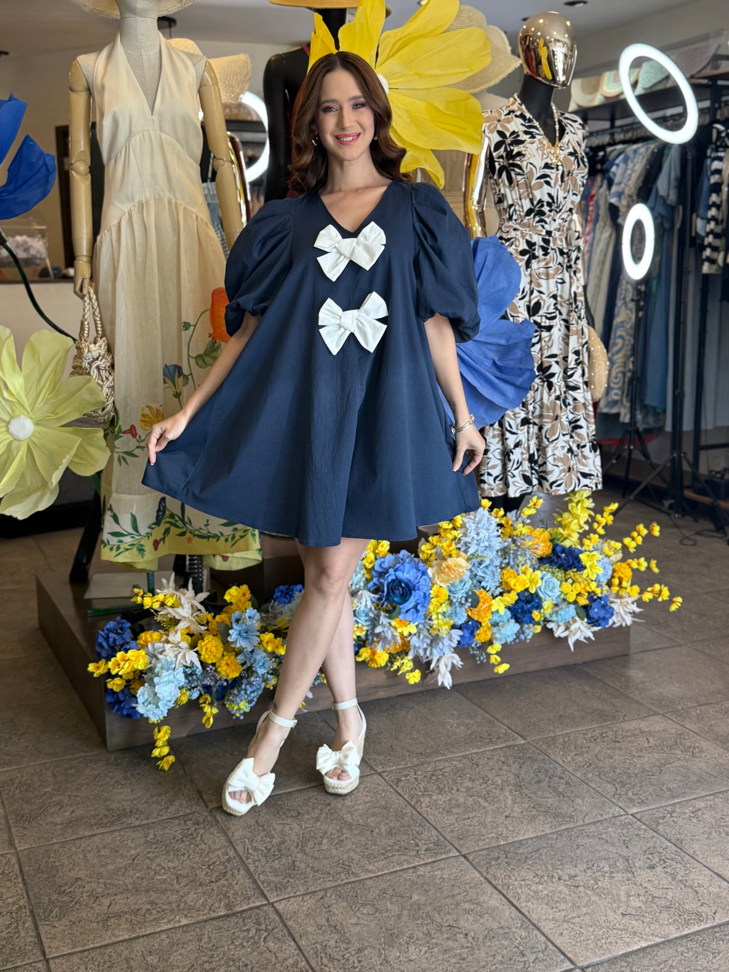 Midnight Bows Dress
