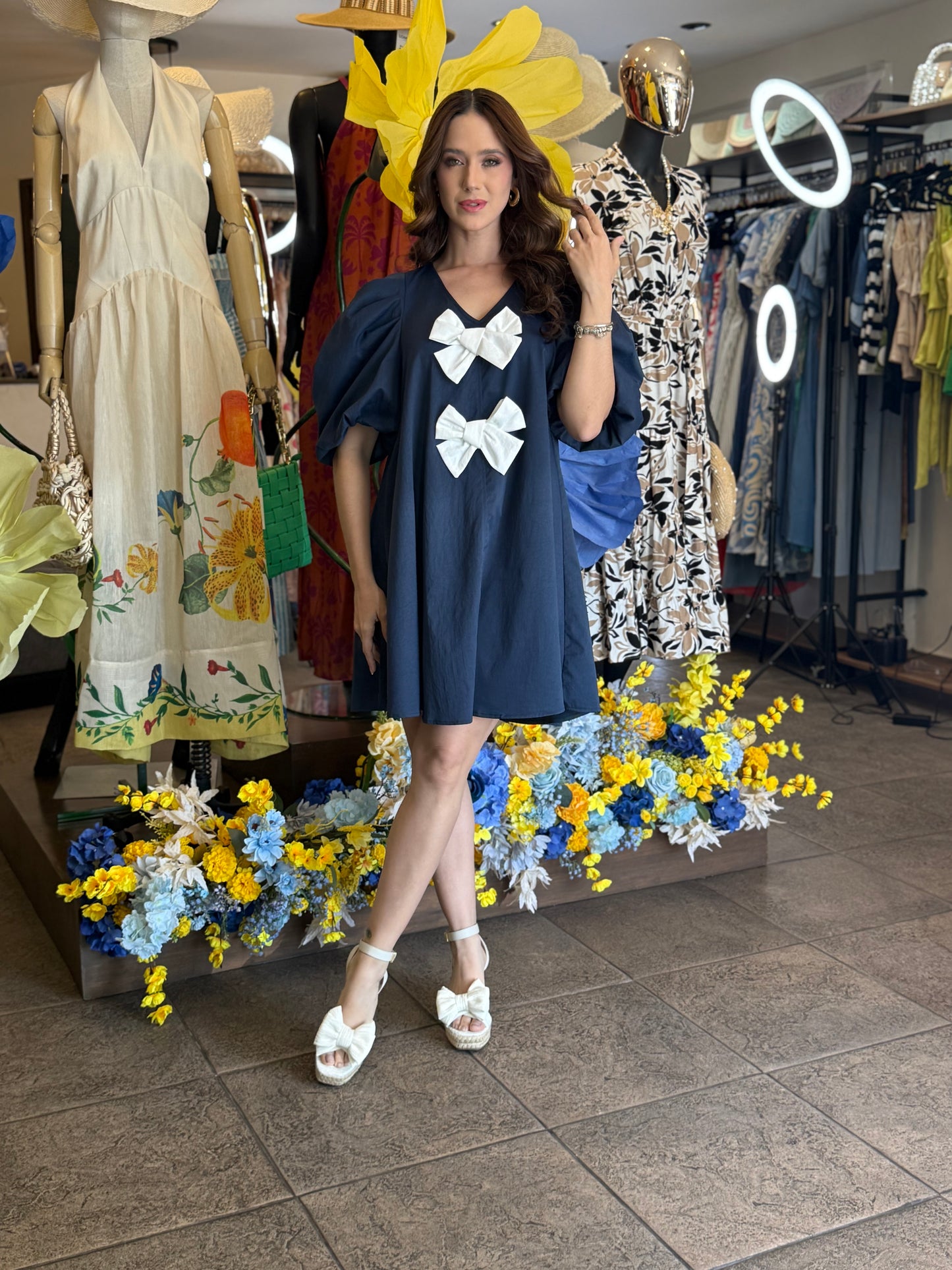 Midnight Bows Dress