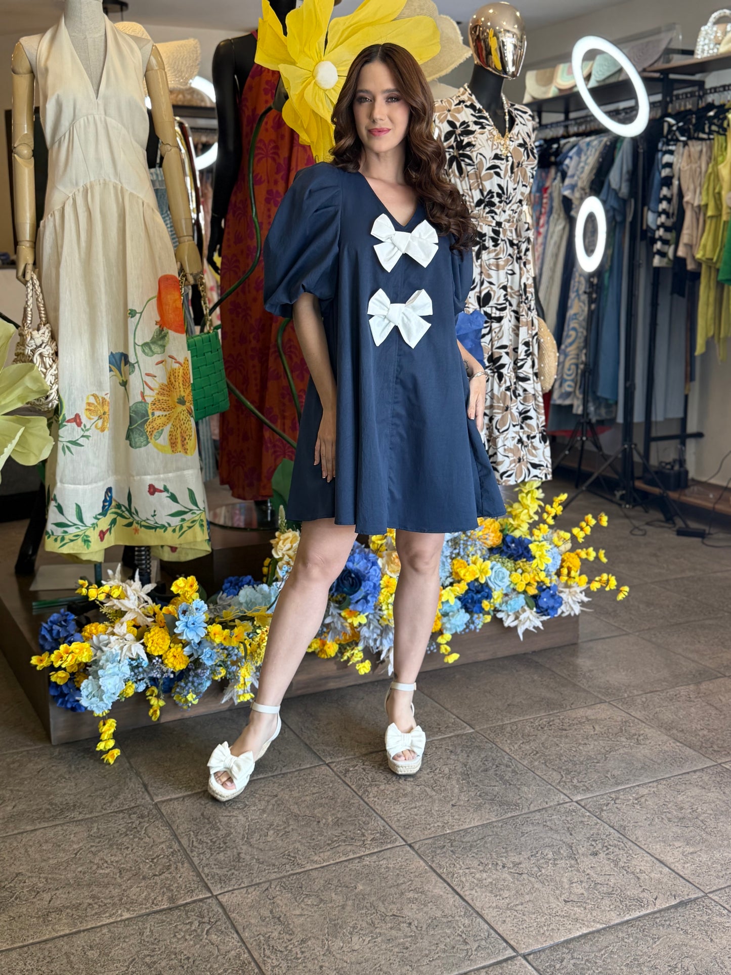 Midnight Bows Dress