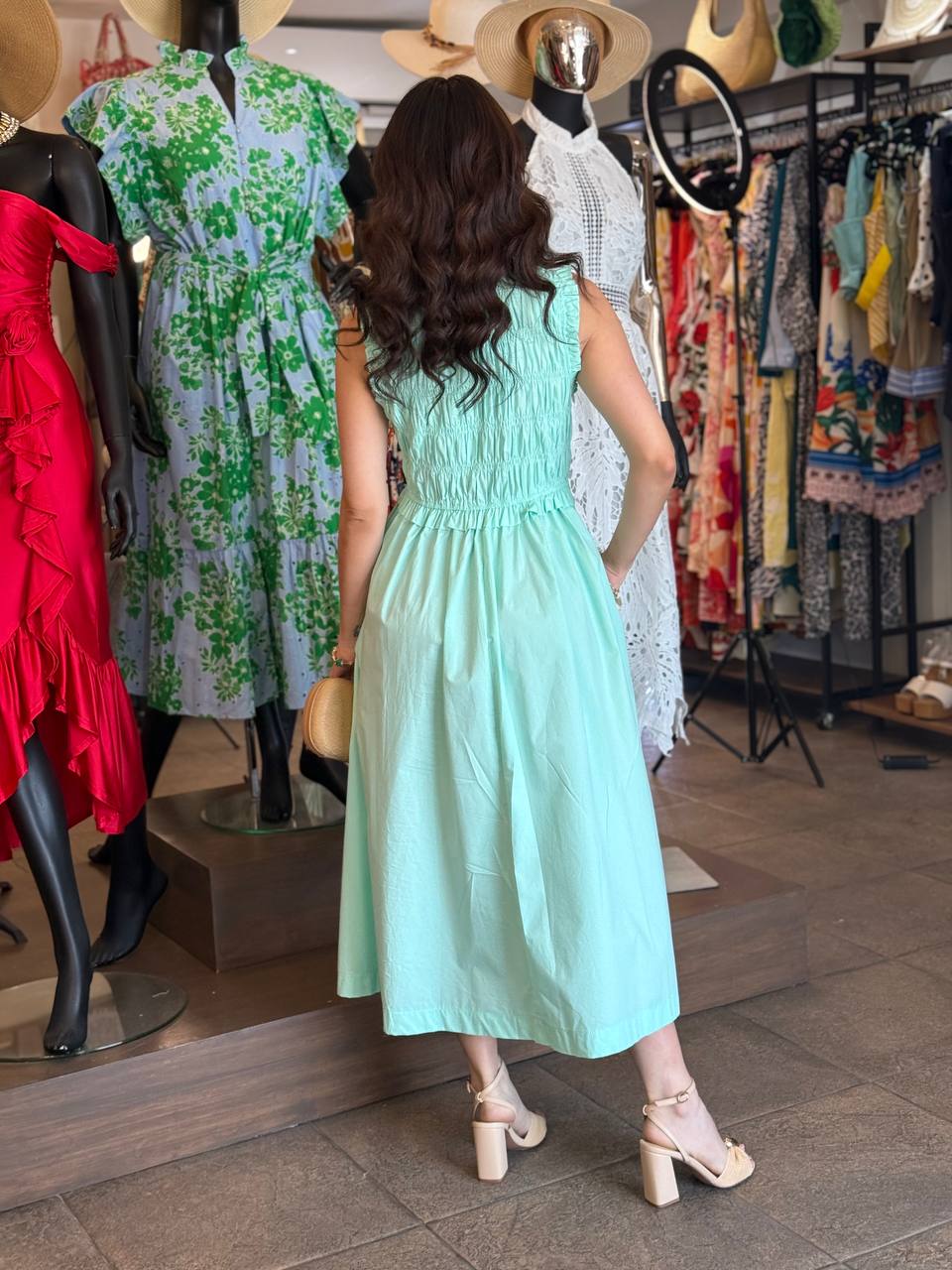 Seafoam Whisper Dress
