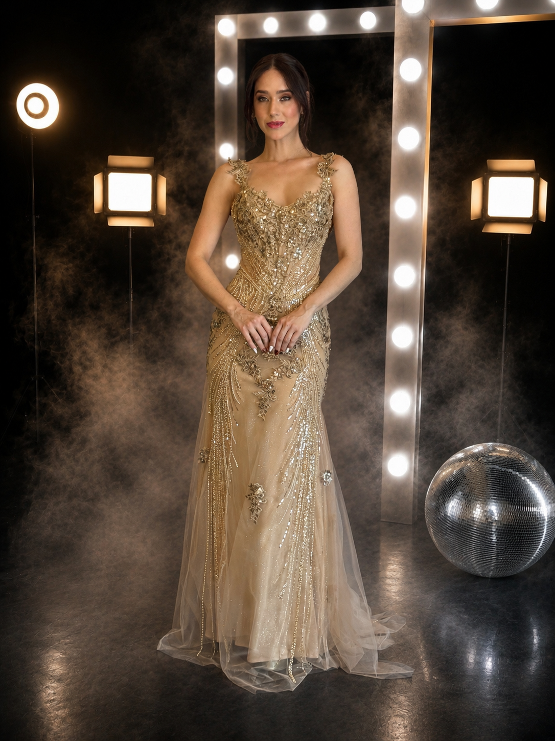 Golden Mirage Gown