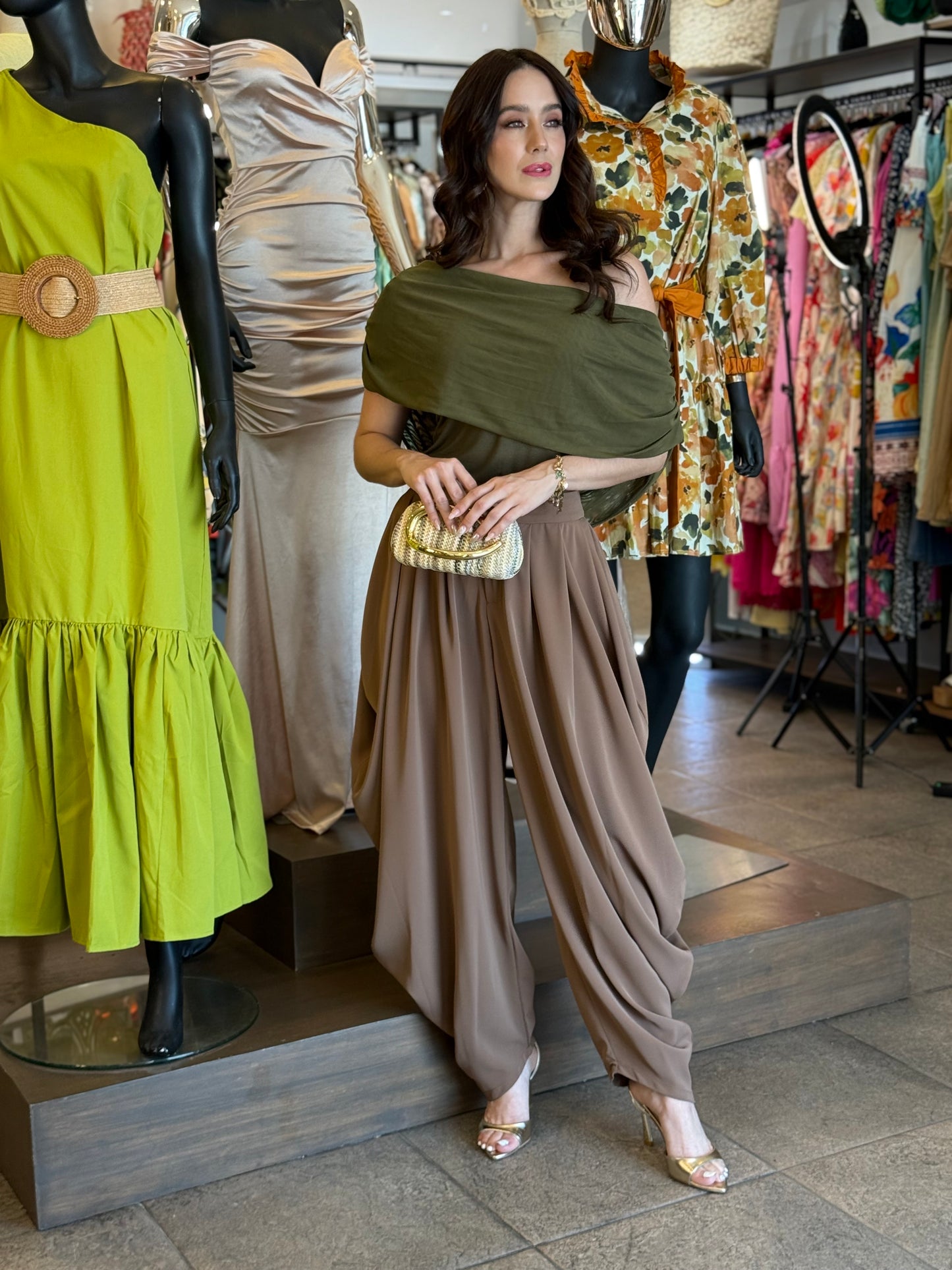 Taupe Flow Pants
