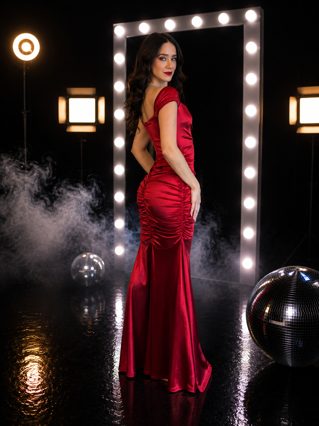 Ruby Desire Gown