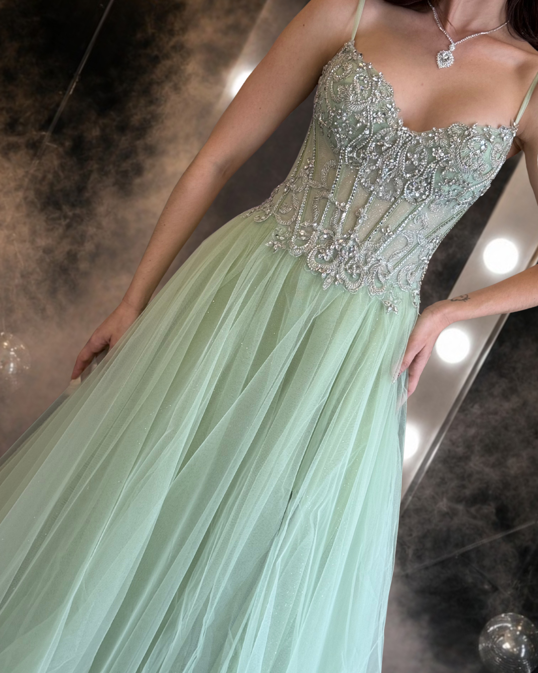 Sage Enchantment Gown