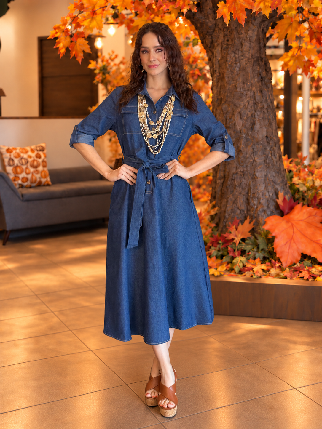 Midnight Denim Dress