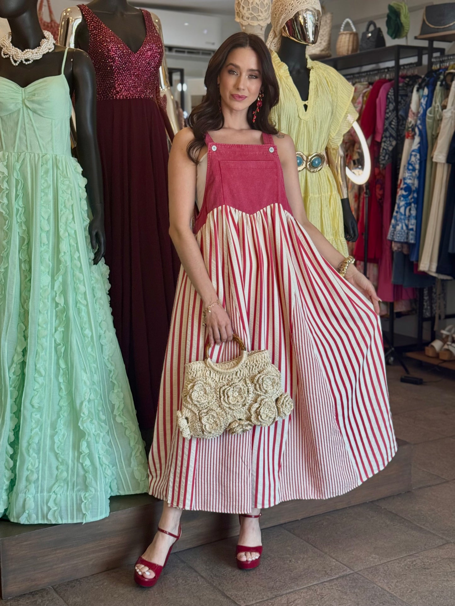 Riviera Stripe Dress