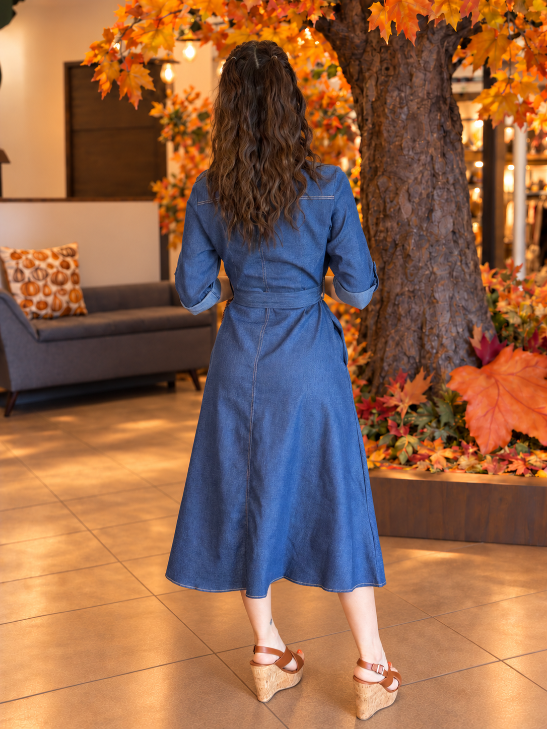 Midnight Denim Dress