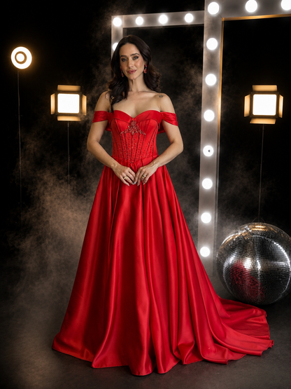 Ruby Royale Gown
