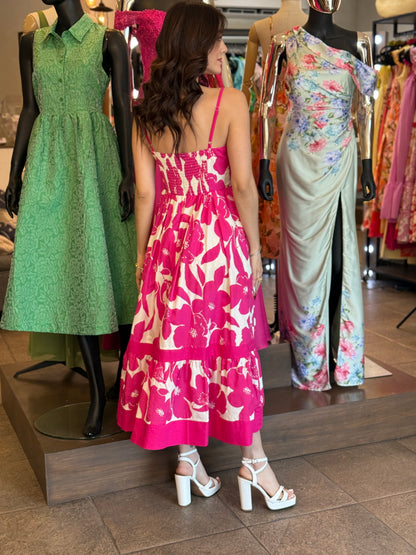 Fuchsia Bloom Dress